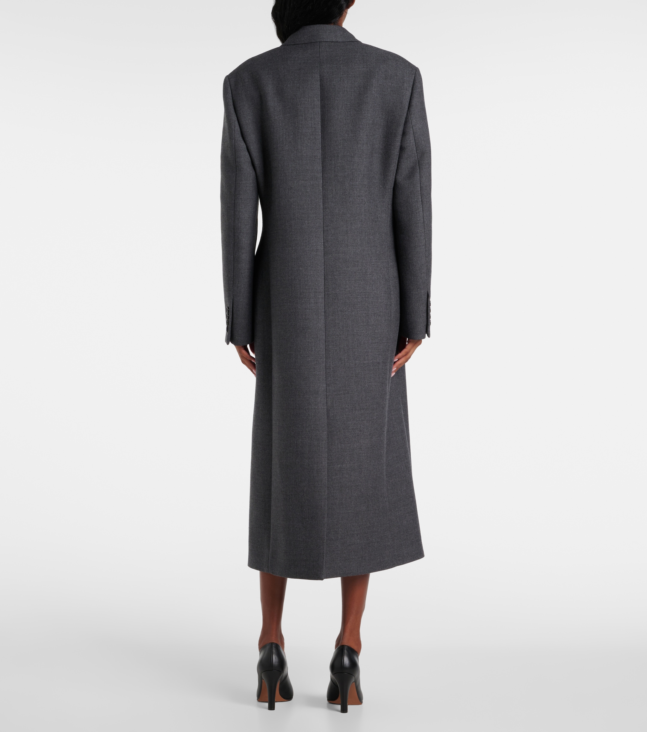 The Row Duras double-breasted wool coat