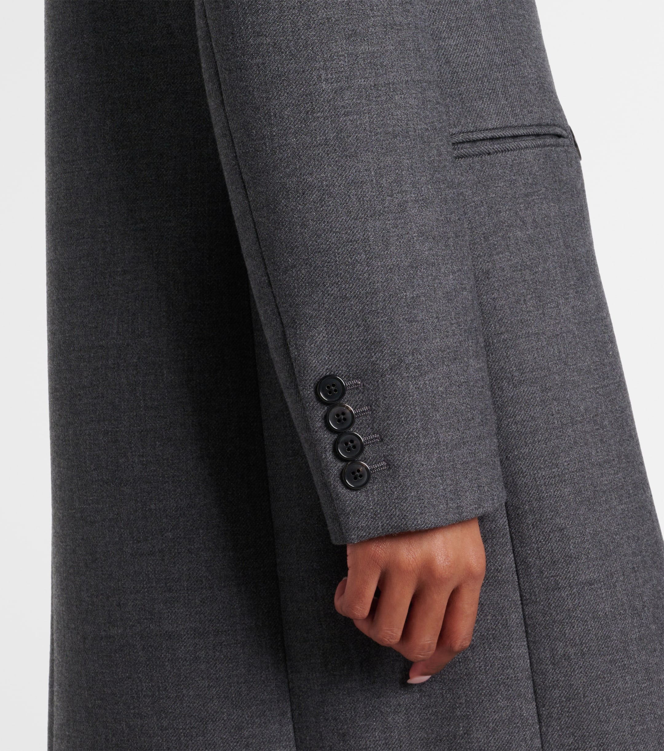 The Row Duras double-breasted wool coat