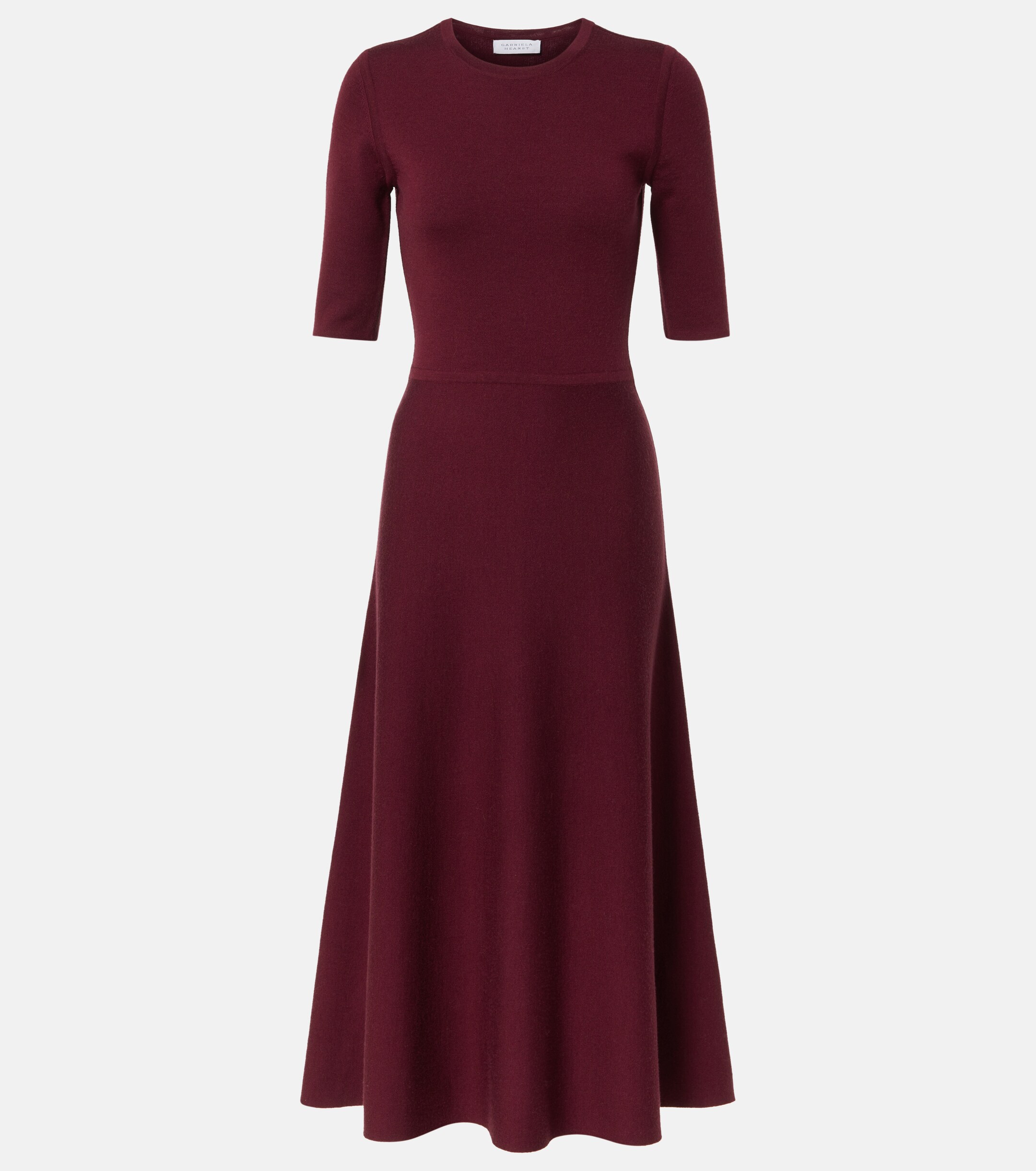 Gabriela Hearst Seymore wool, cashmere, and silk midi dress