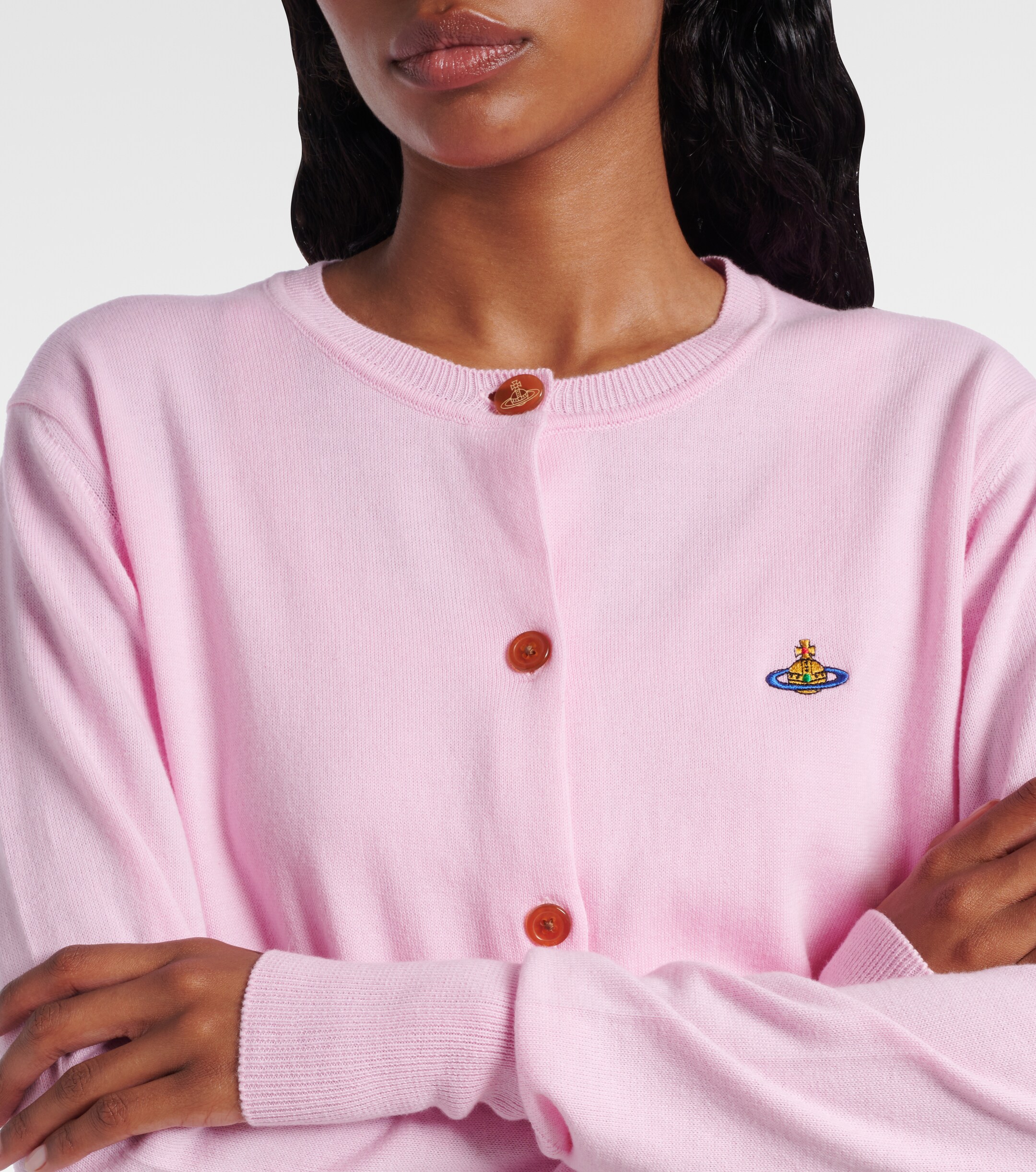 Vivienne Westwood - Orb cotton and cashmere cardigan | Plush