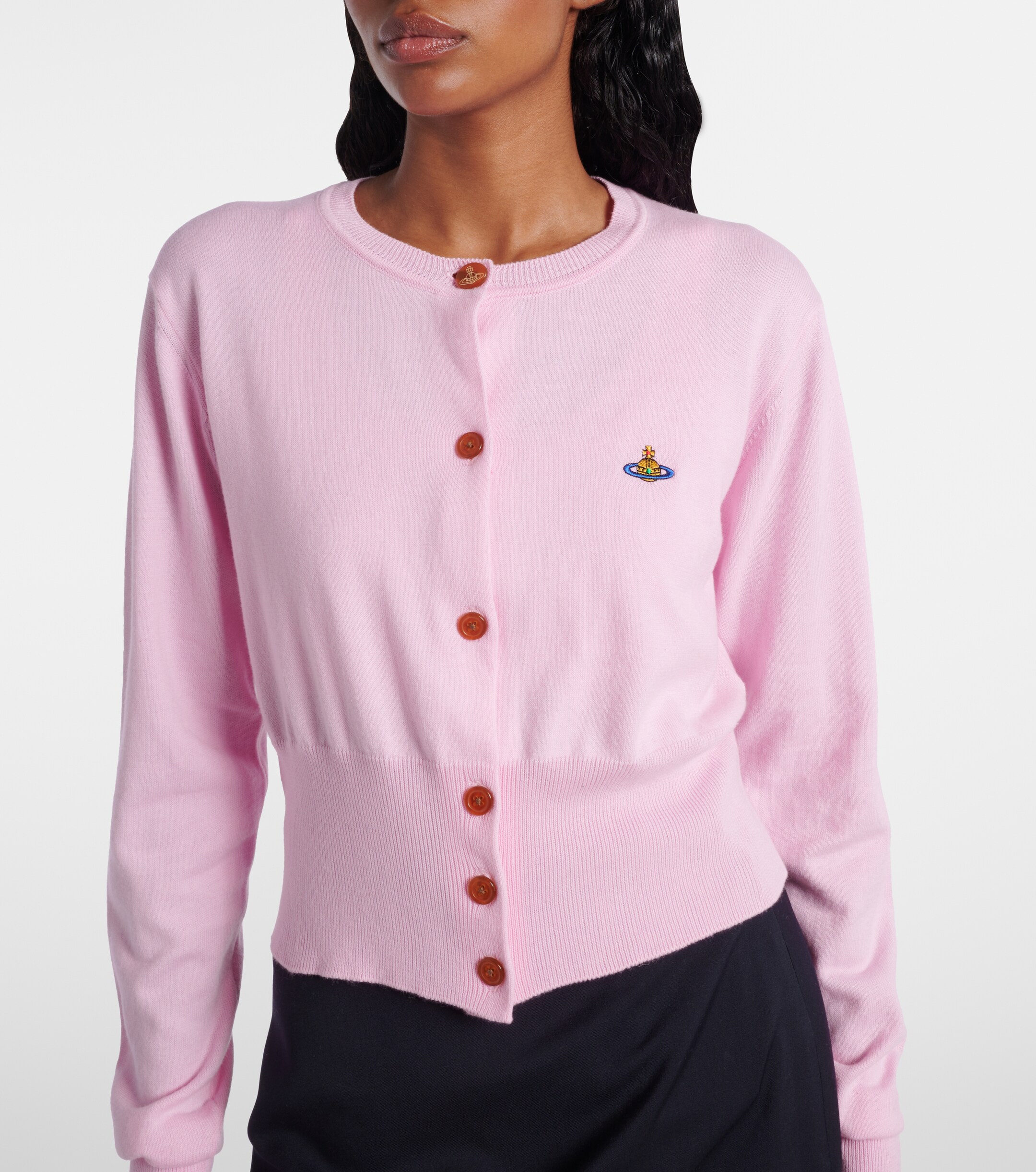 Vivienne Westwood - Orb cotton and cashmere cardigan | Plush