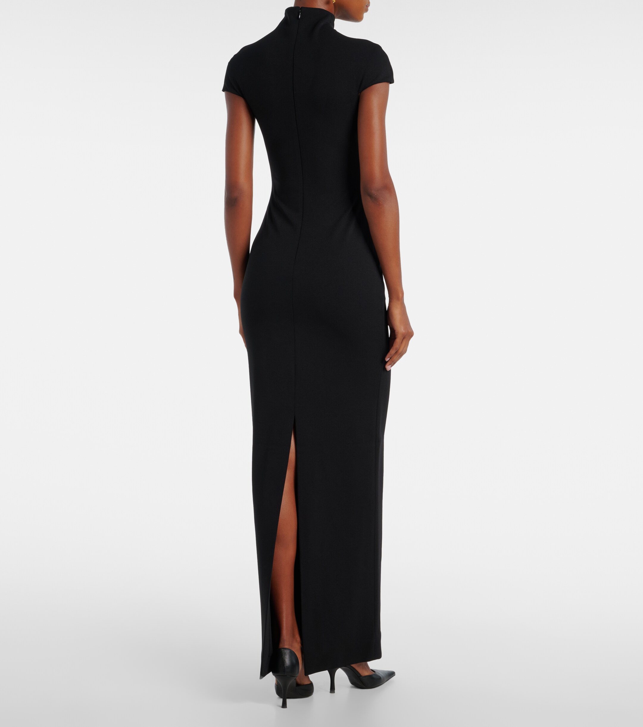 Solace London Lang crêpe maxi dress