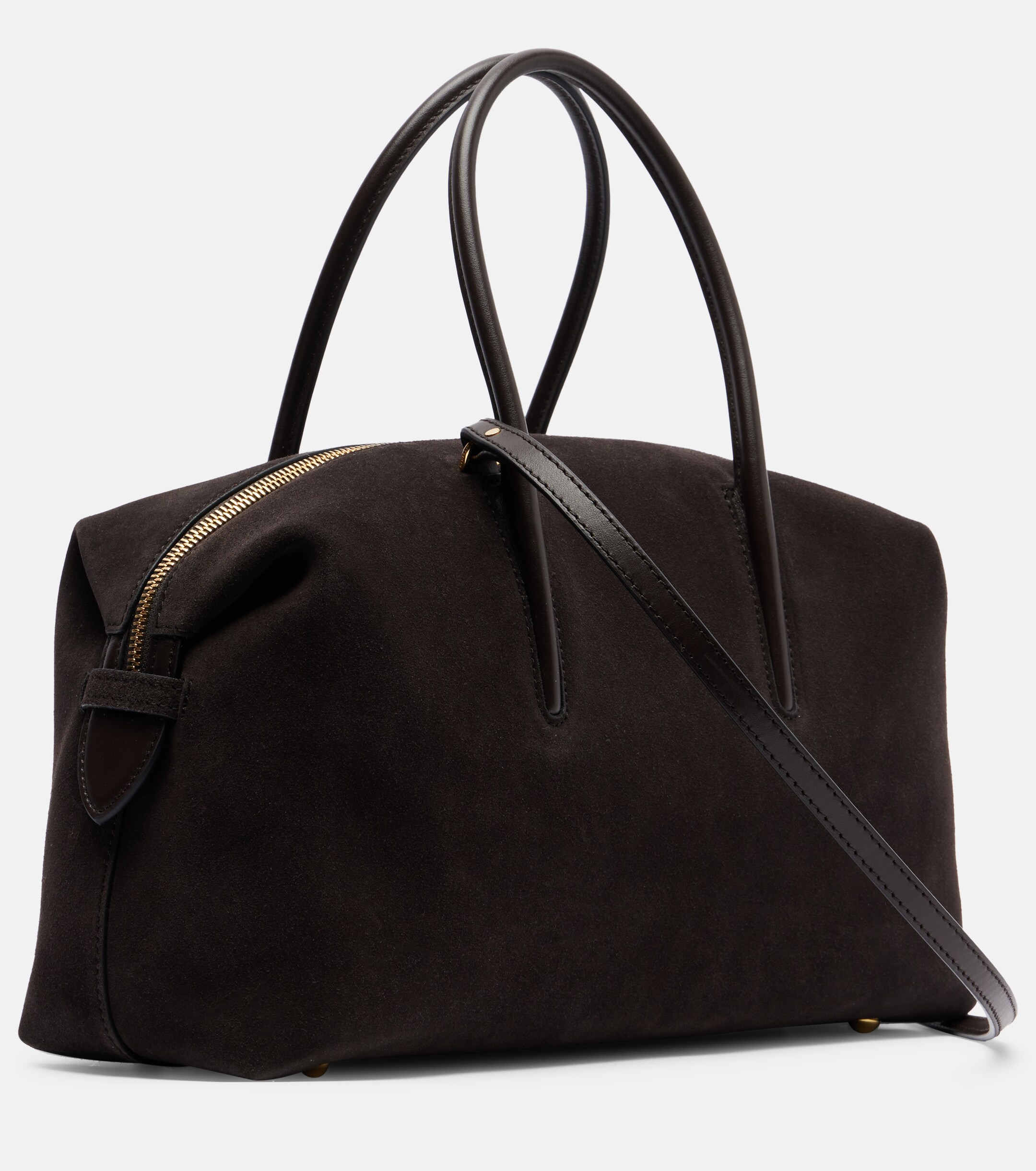 DeMellier Stockholm Midi suede top-handle bag thumbnail