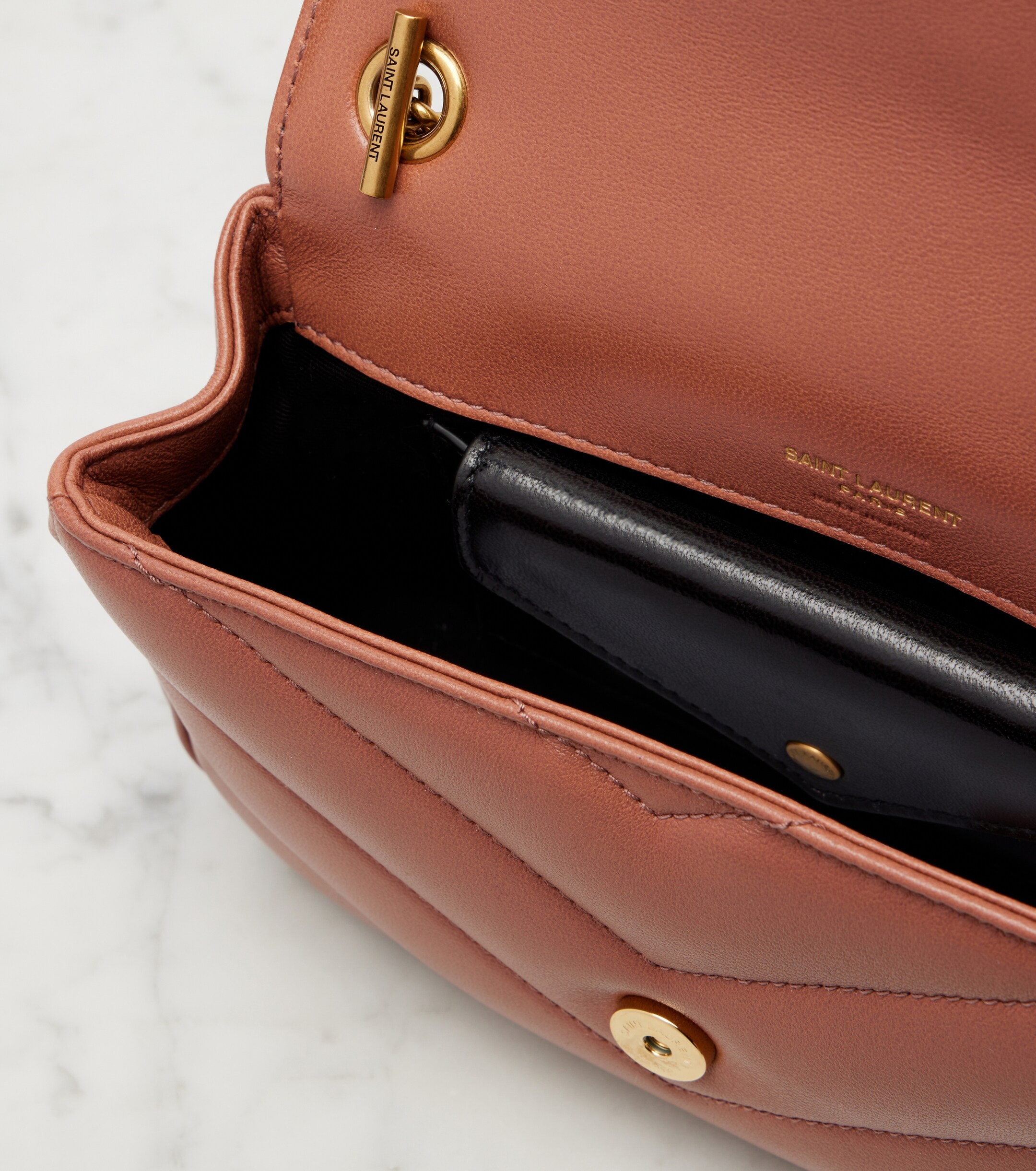 Saint Laurent Loulou Mini leather shoulder bag