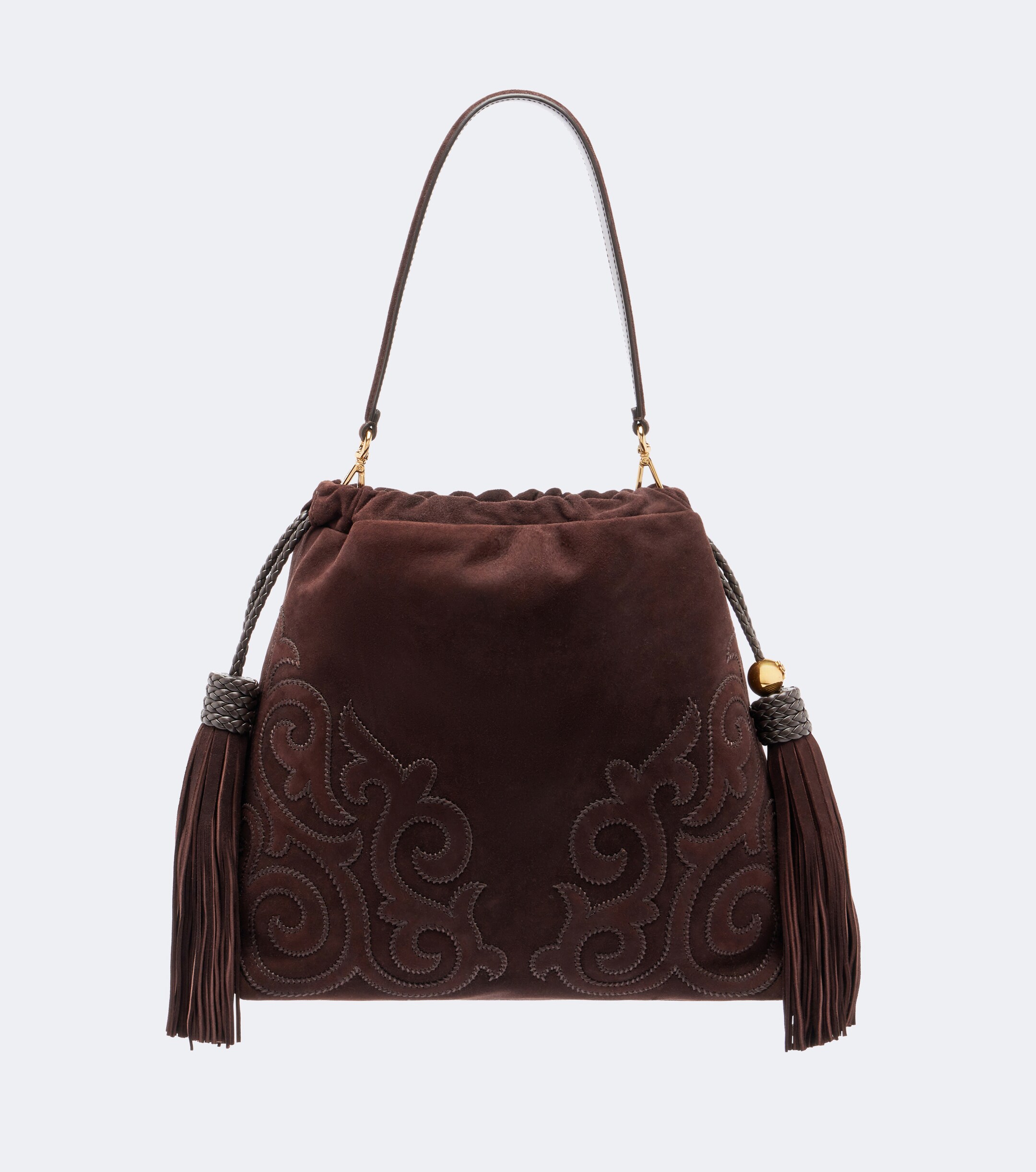 Etro Kalispera Medium suede shoulder bag