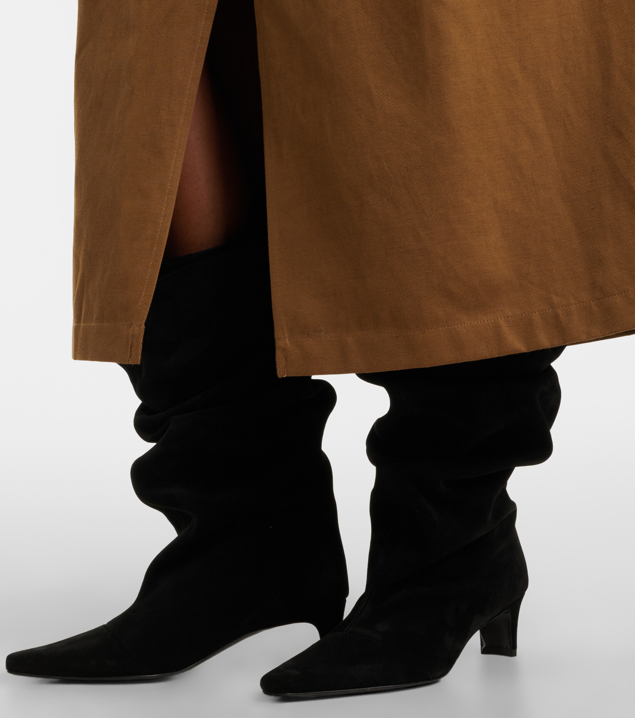 Staud Staud Wally suede mid-calf boots