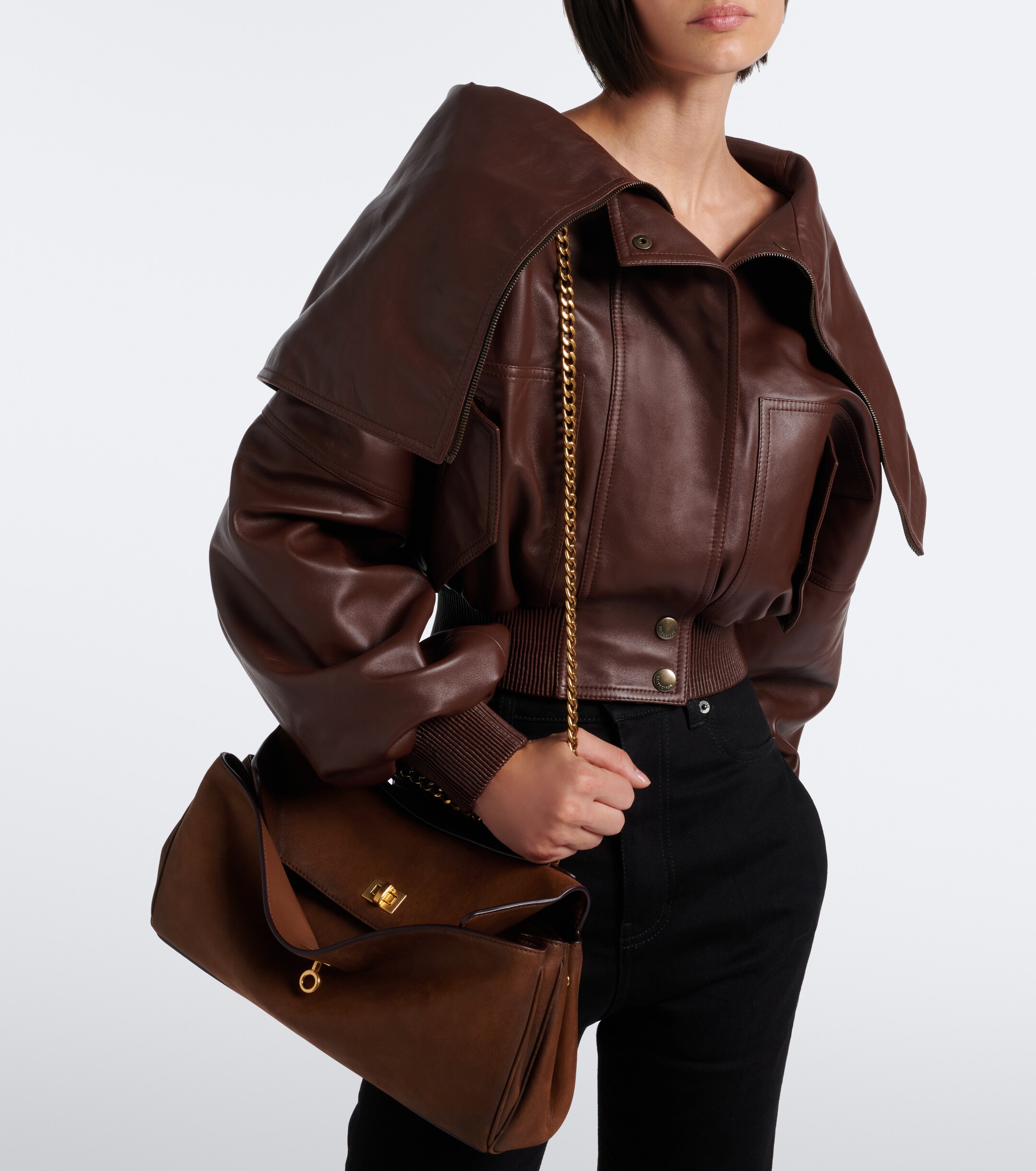 Balenciaga Balenciaga Rodeo East West leather shoulder bag