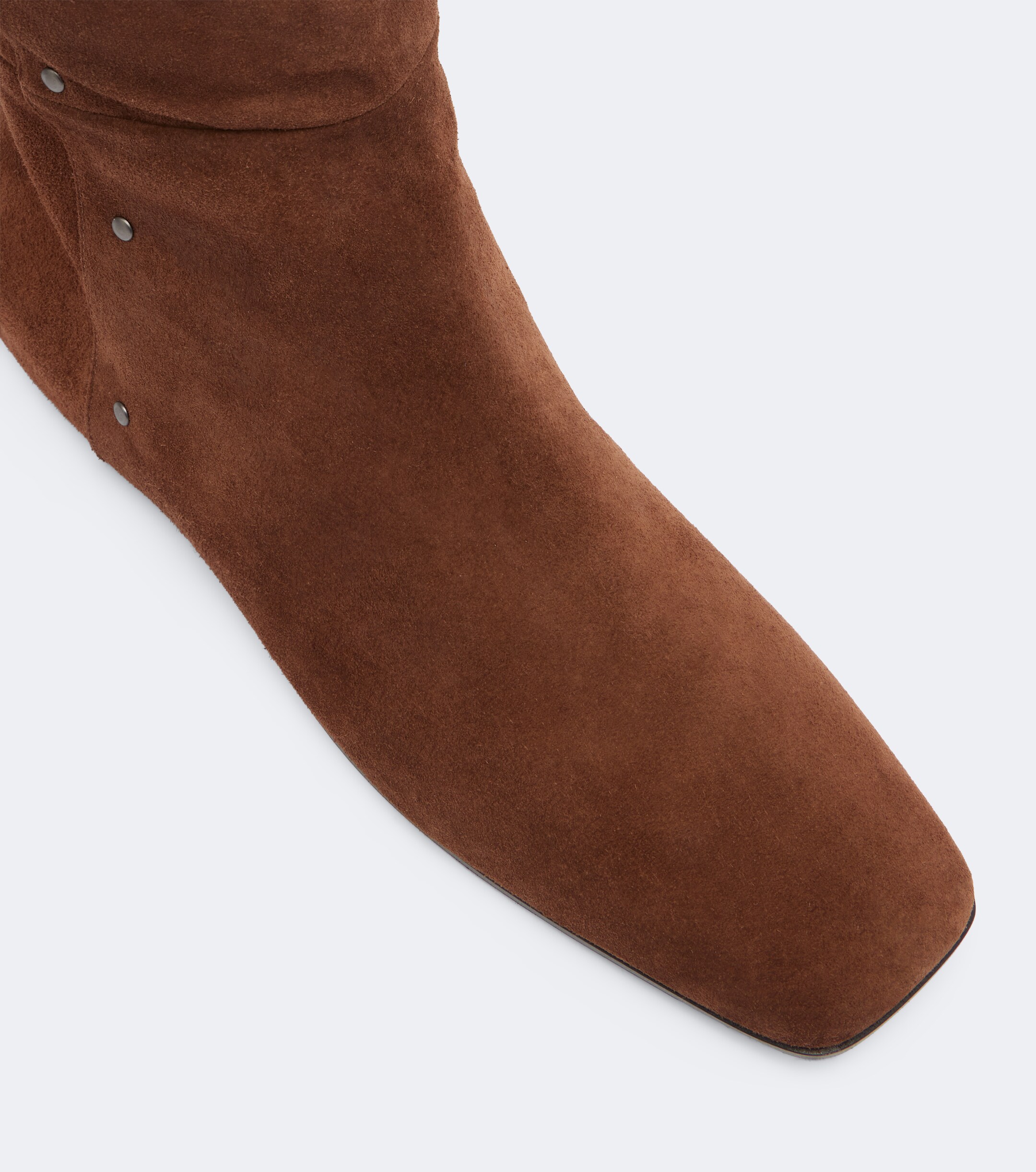 Max Mara Max Mara Studded suede over-the-knee boots