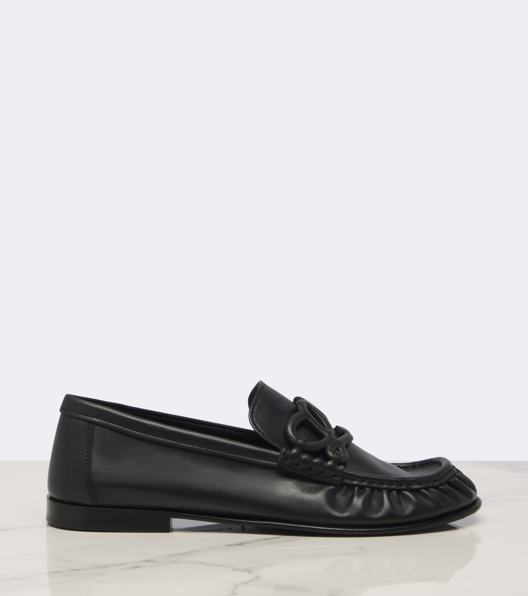 Loewe Loewe Double L leather loafers