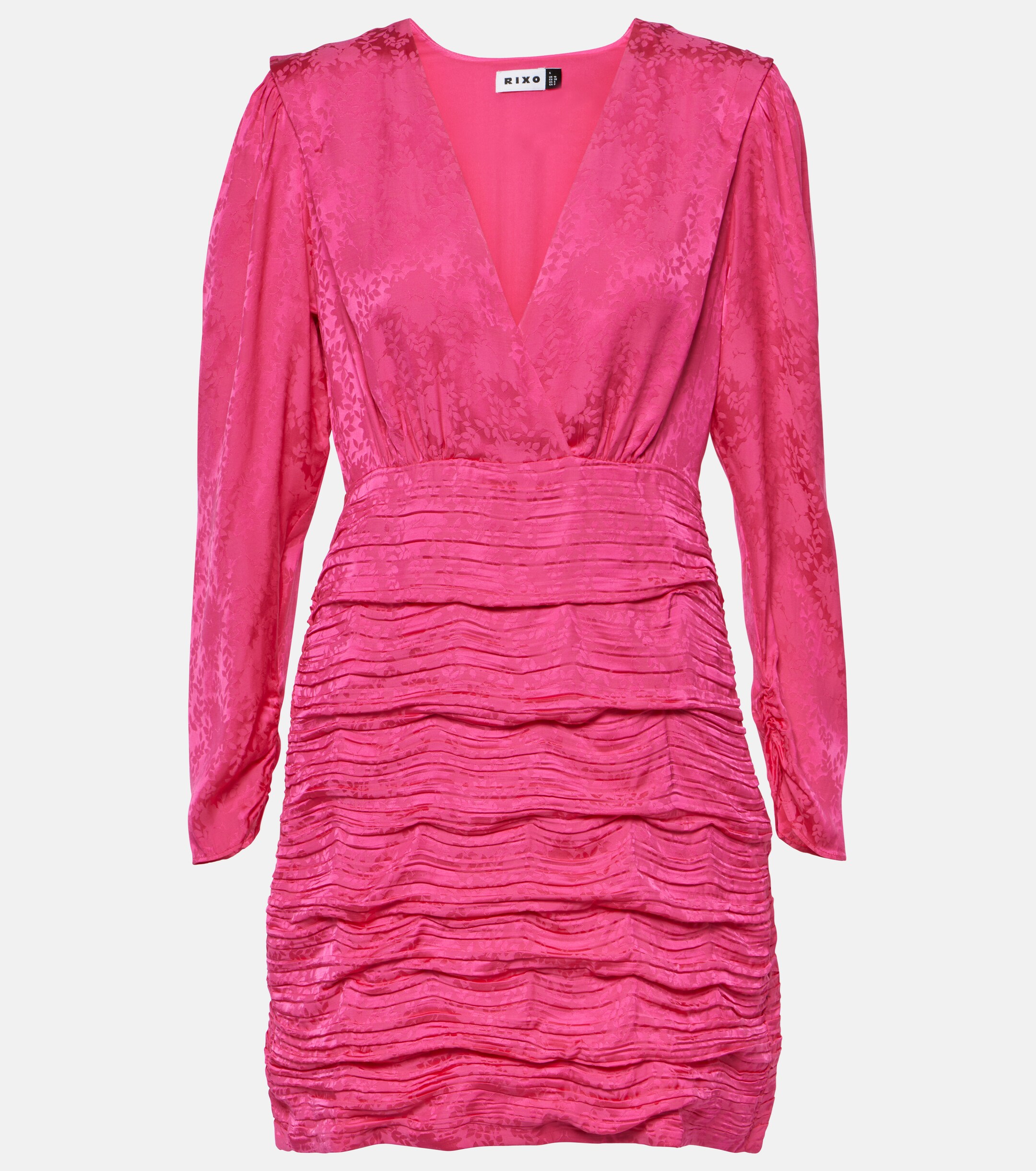 RIXO Jacquard minidress