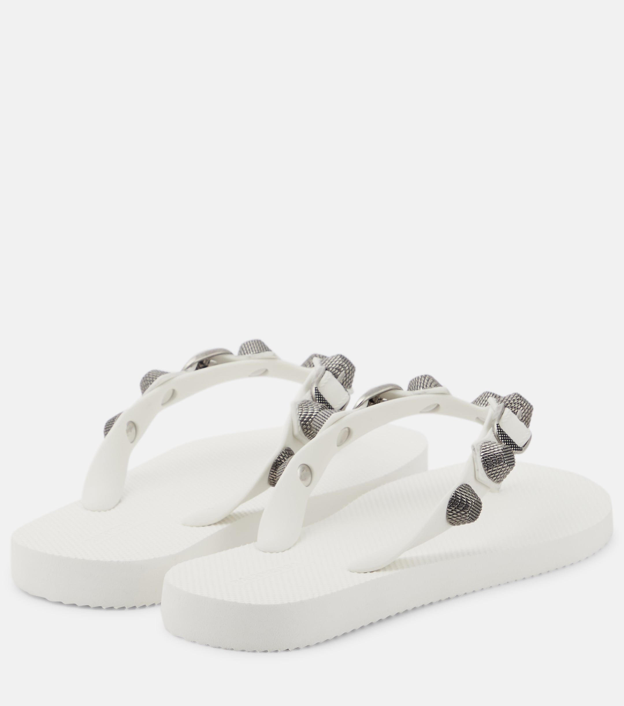 Balenciaga Cagole embellished thong sandals thumbnail