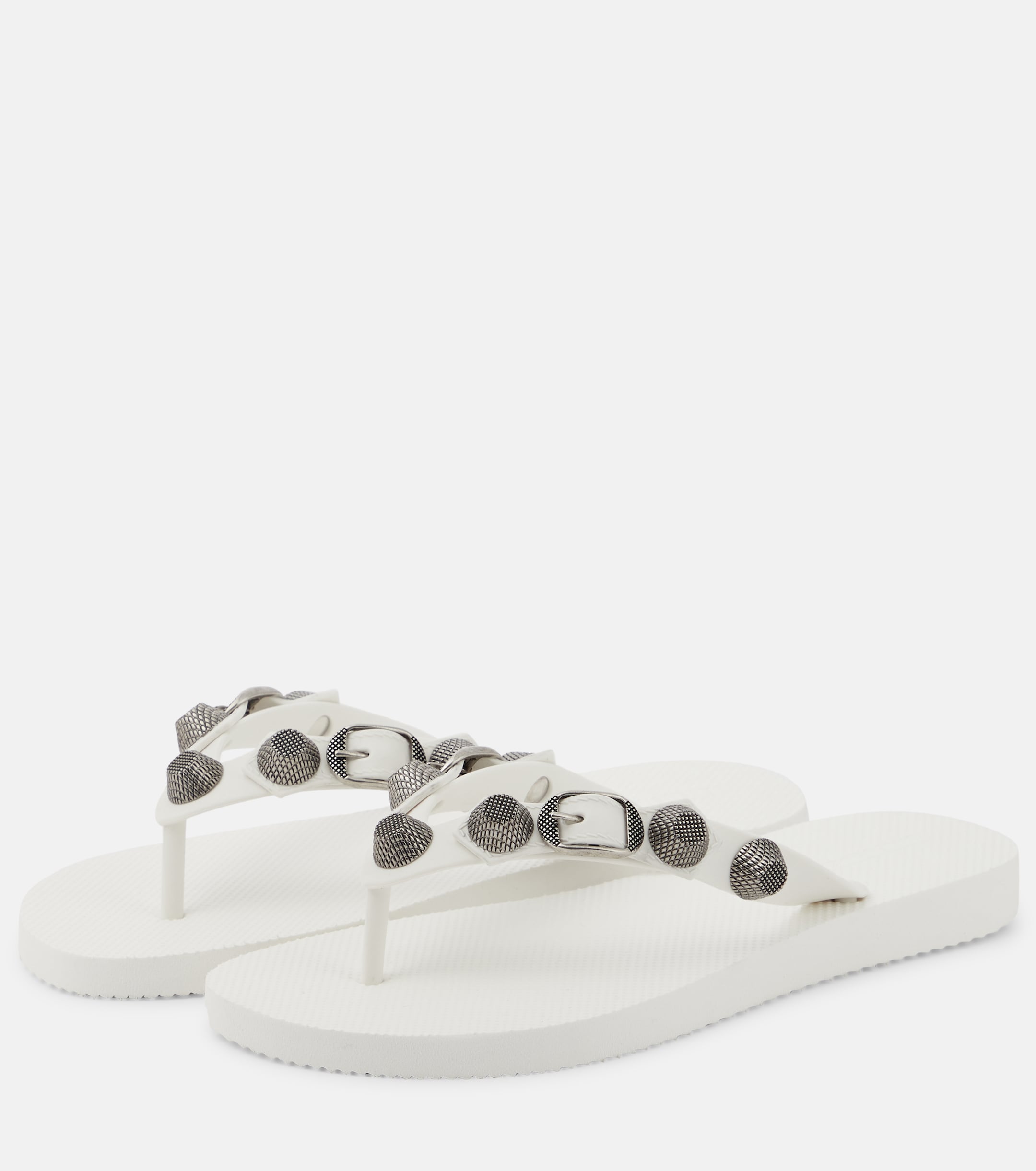 Balenciaga Cagole embellished thong sandals thumbnail