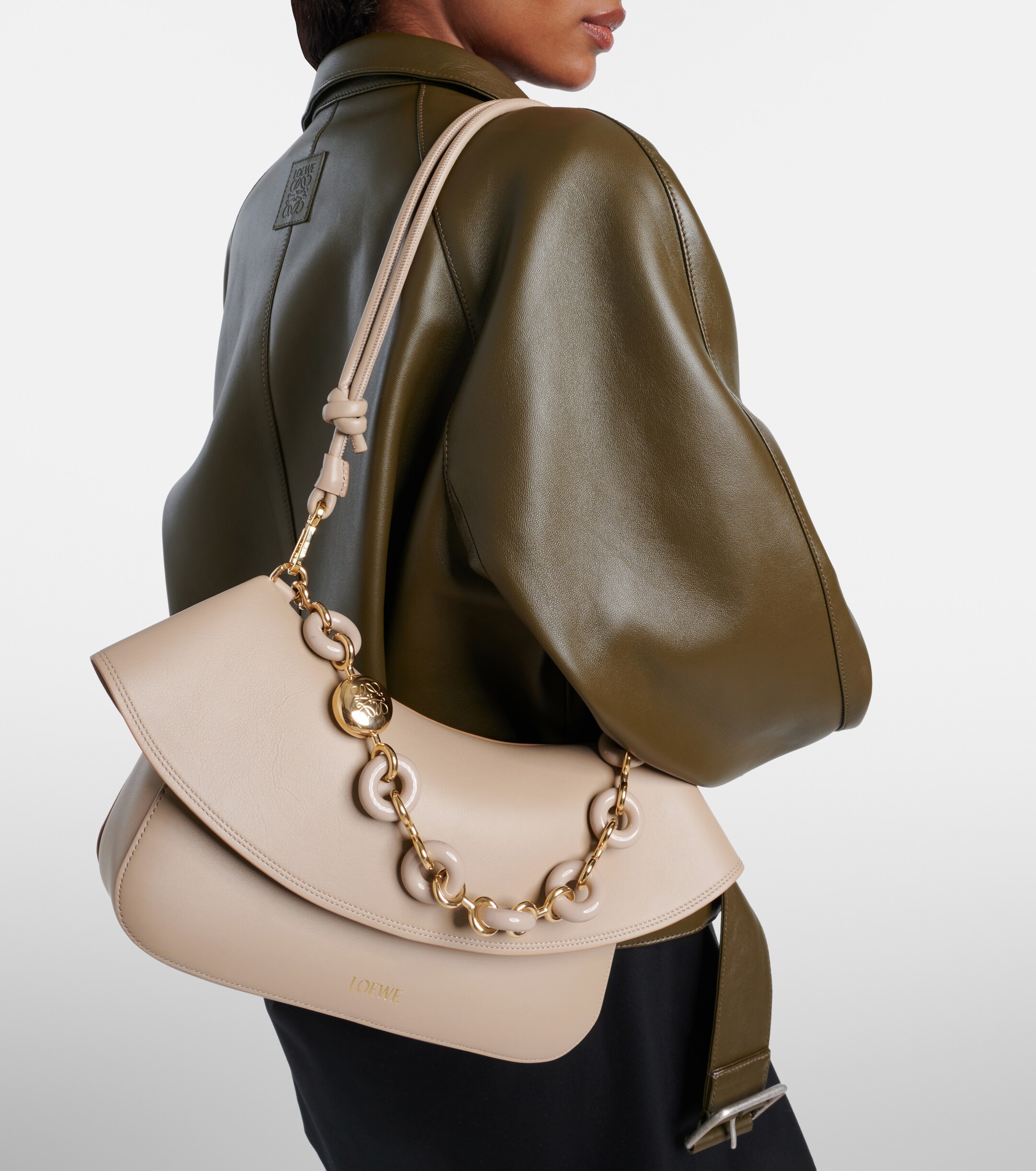 Loewe Ola Medium leather shoulder bag