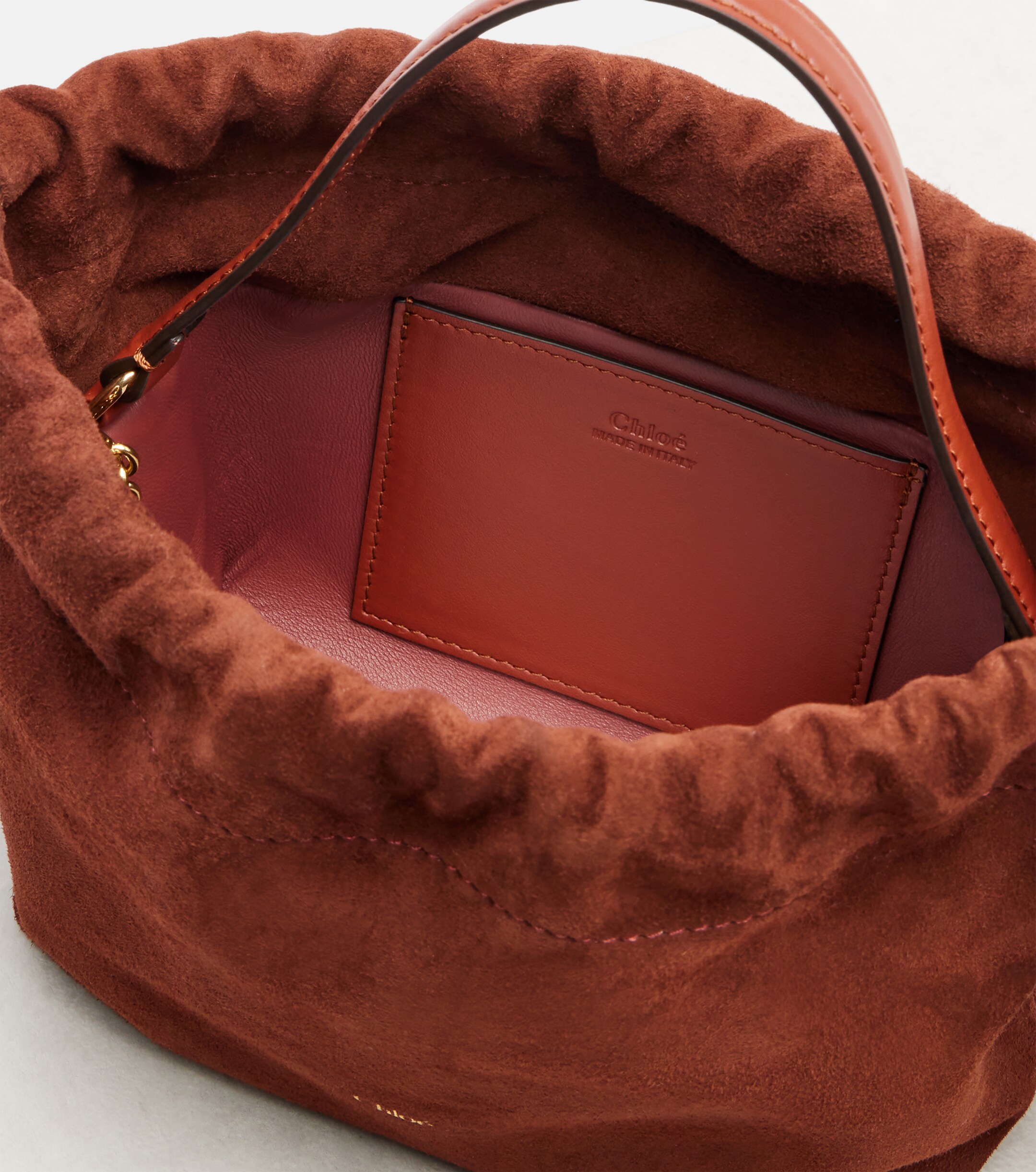 Chloé Chloé Icons Small suede bucket bag