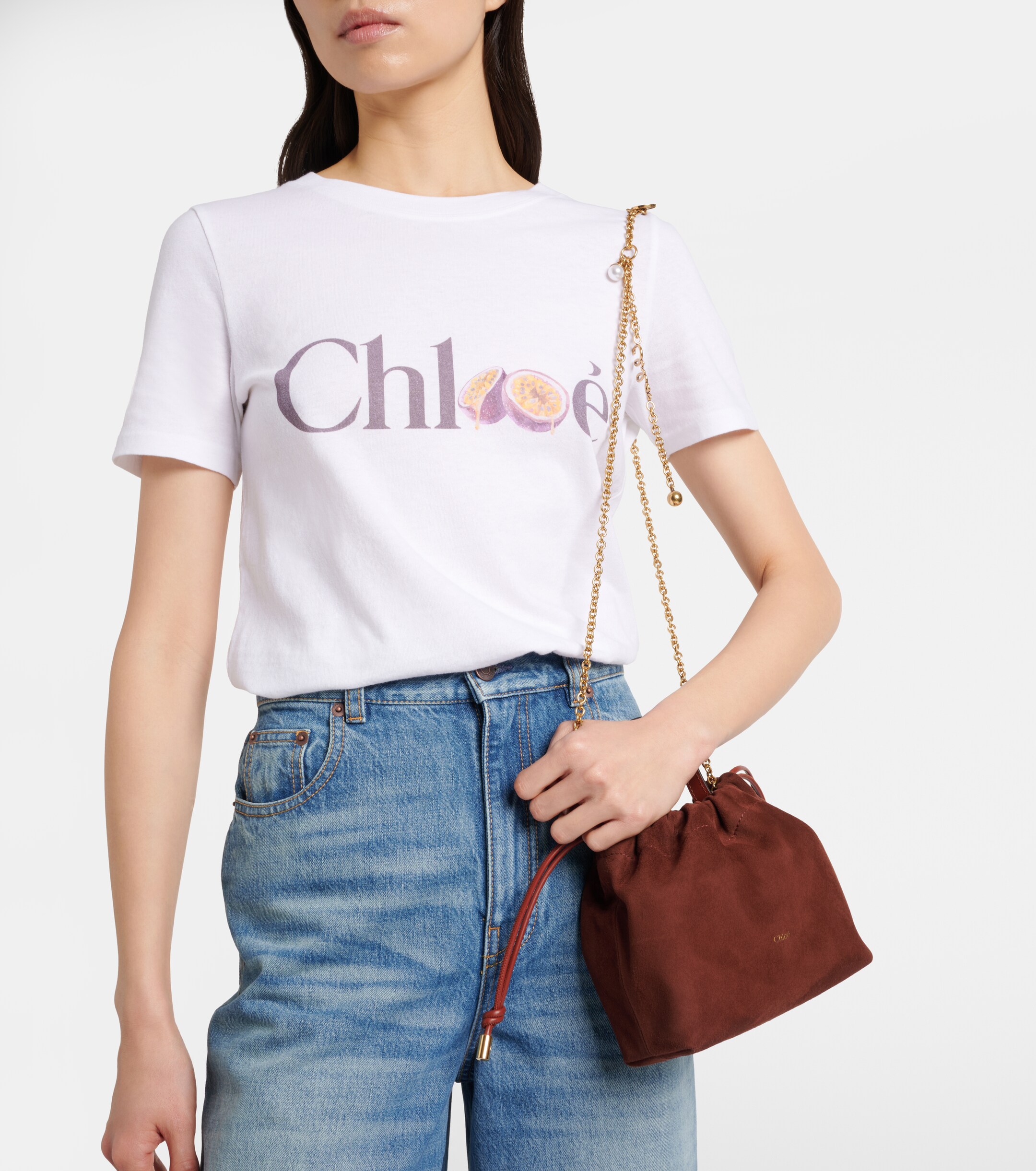 Chloé Chloé Icons Small suede bucket bag