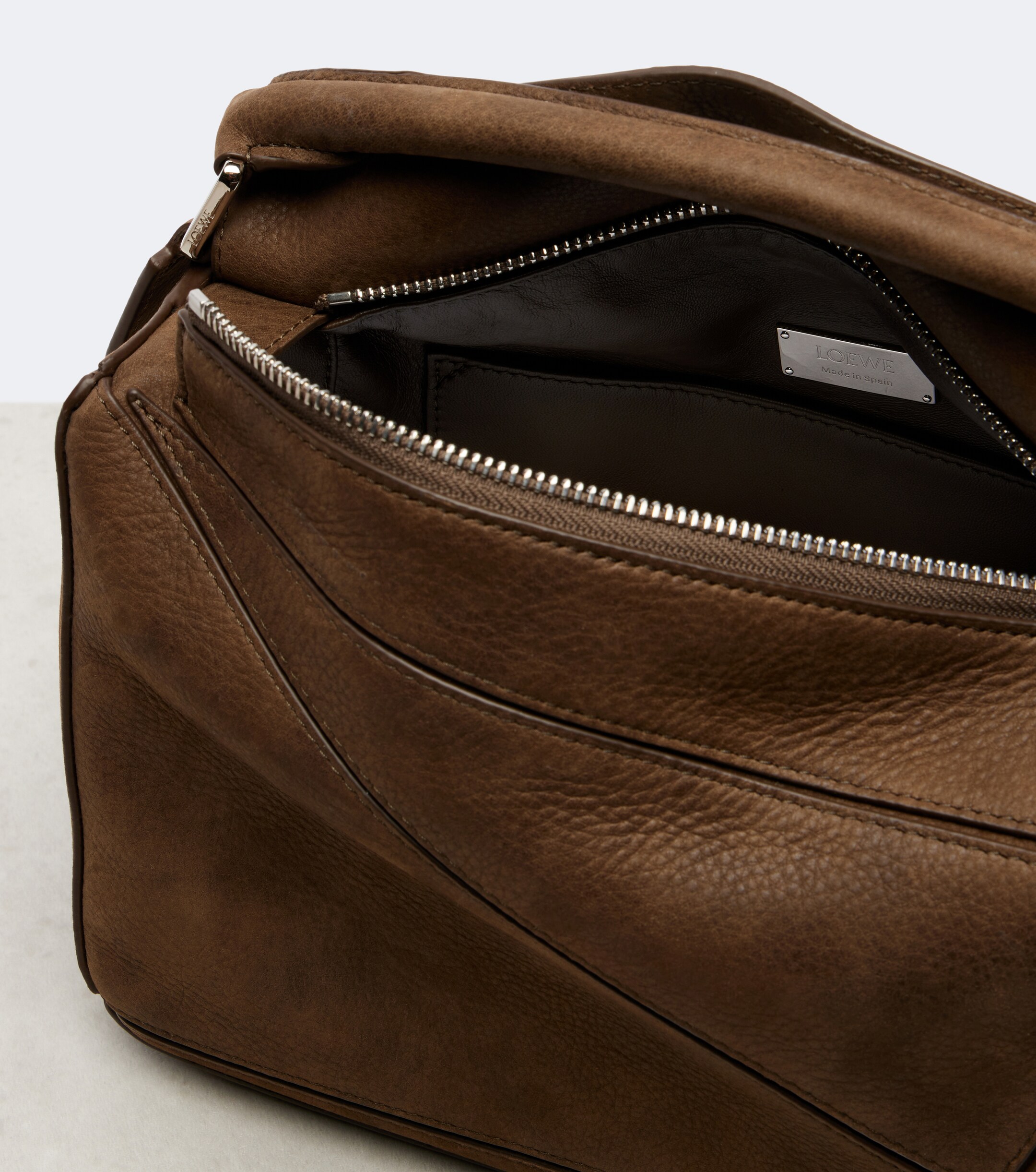 Loewe Puzzle Small leather top-handle bag