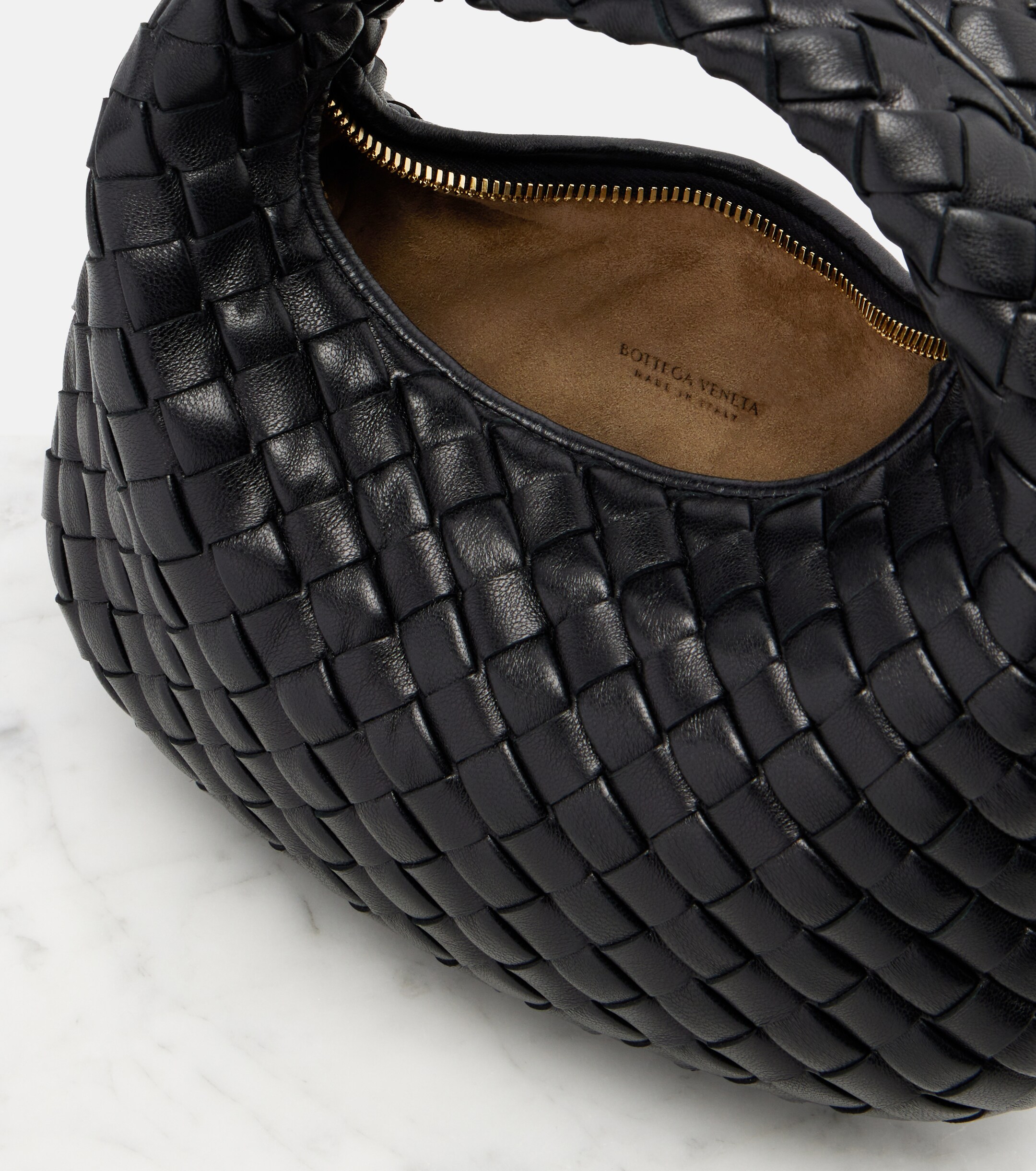 Bottega Veneta Baby Veneta leather top-handle bag