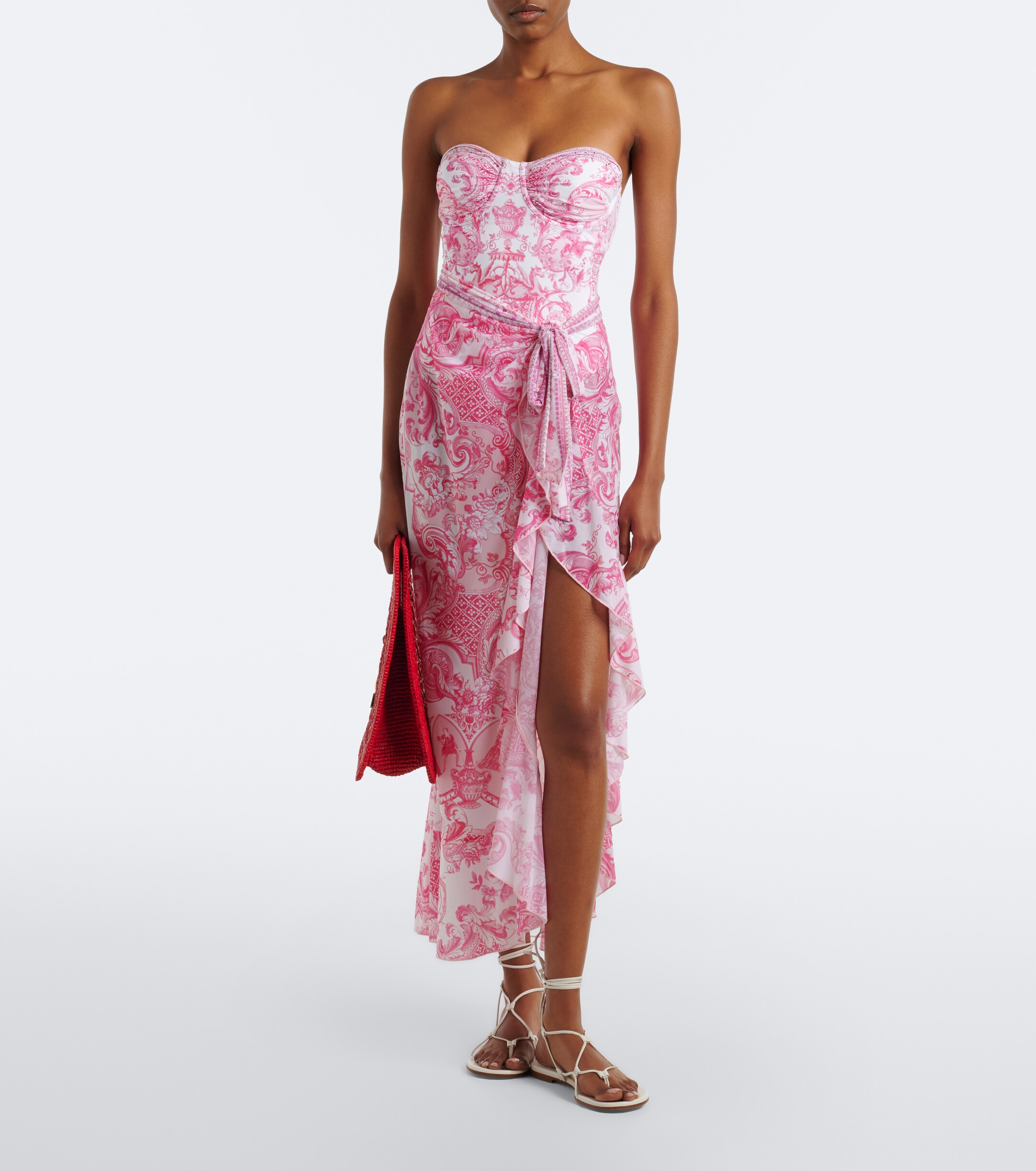 Camilla Camilla Embellished printed swimsuit