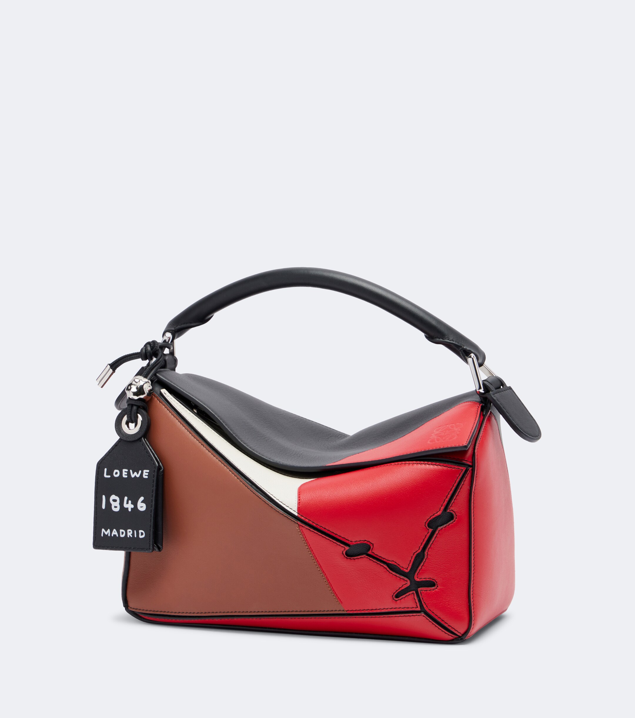 Loewe Puzzle Lion Intarsio Small shoulder bag