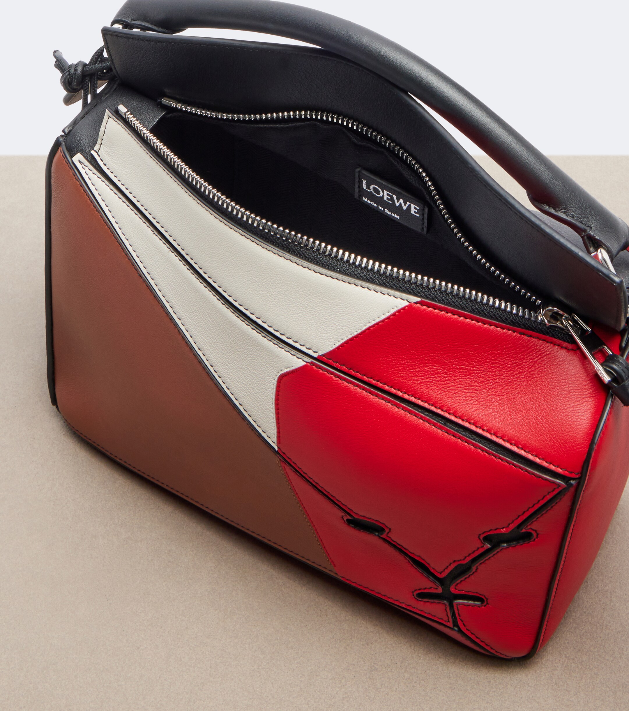 Loewe Puzzle Lion Intarsio Small shoulder bag