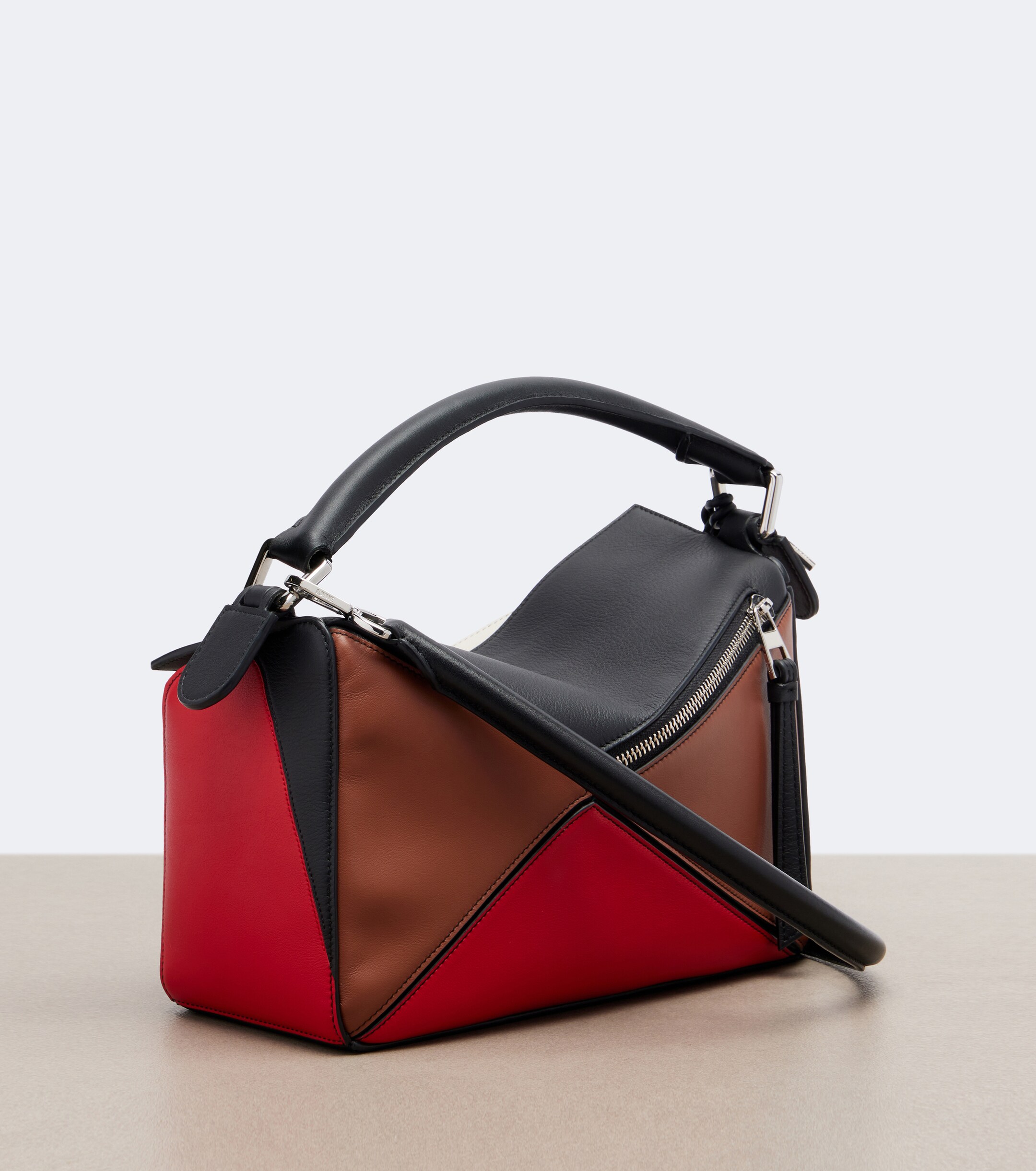 Loewe Puzzle Lion Intarsio Small shoulder bag