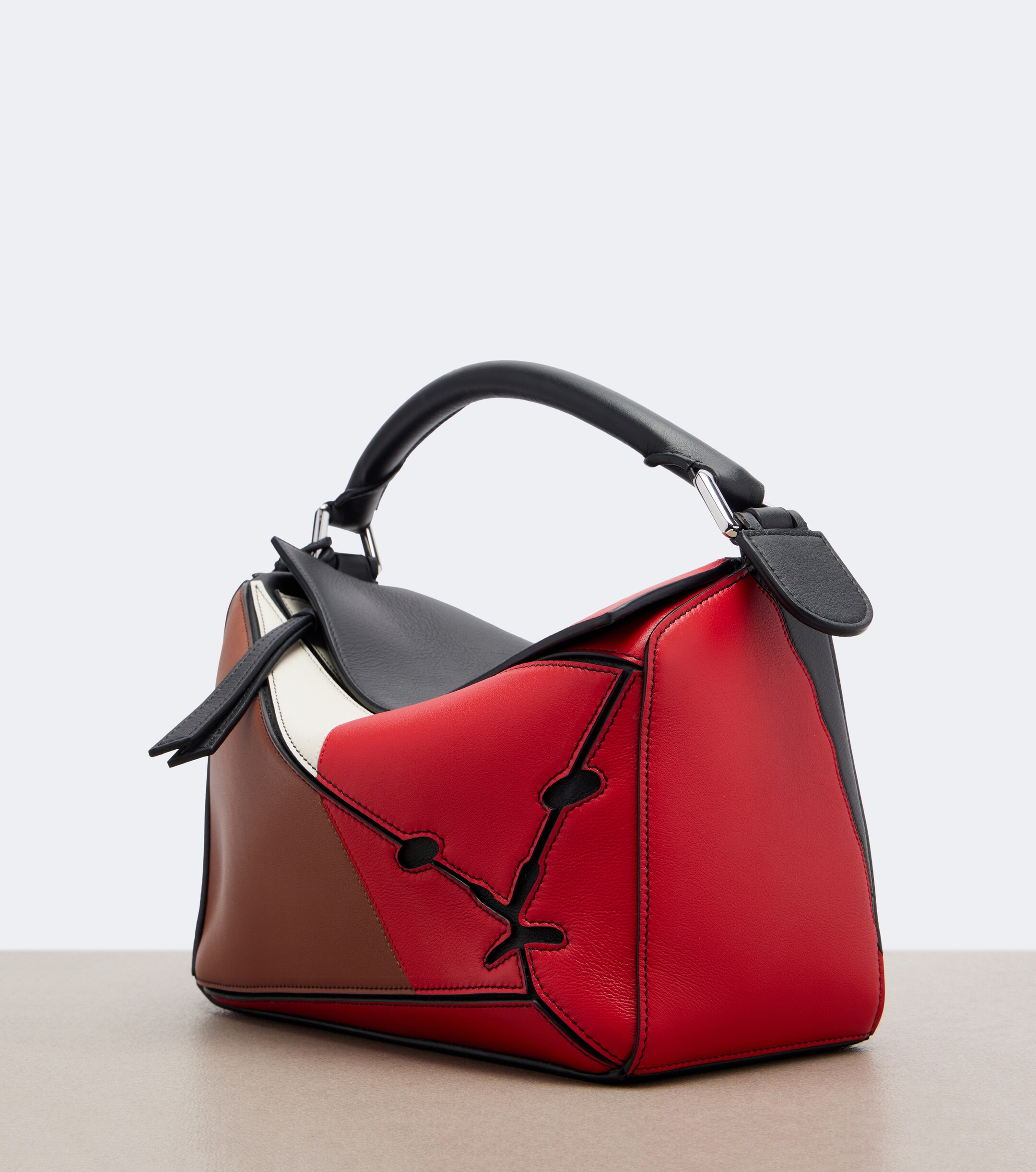 Loewe Puzzle Lion Intarsio Small shoulder bag
