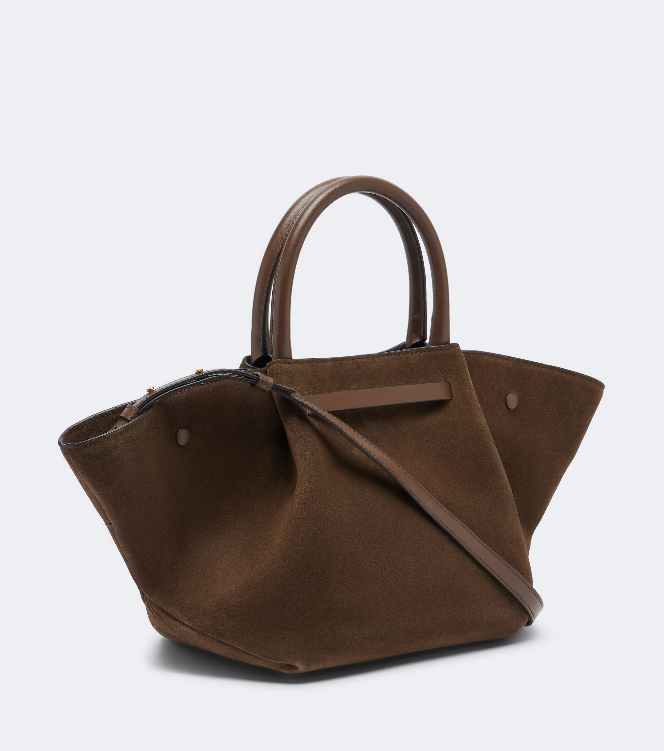 DeMellier DeMellier New York Midi suede top-handle bag