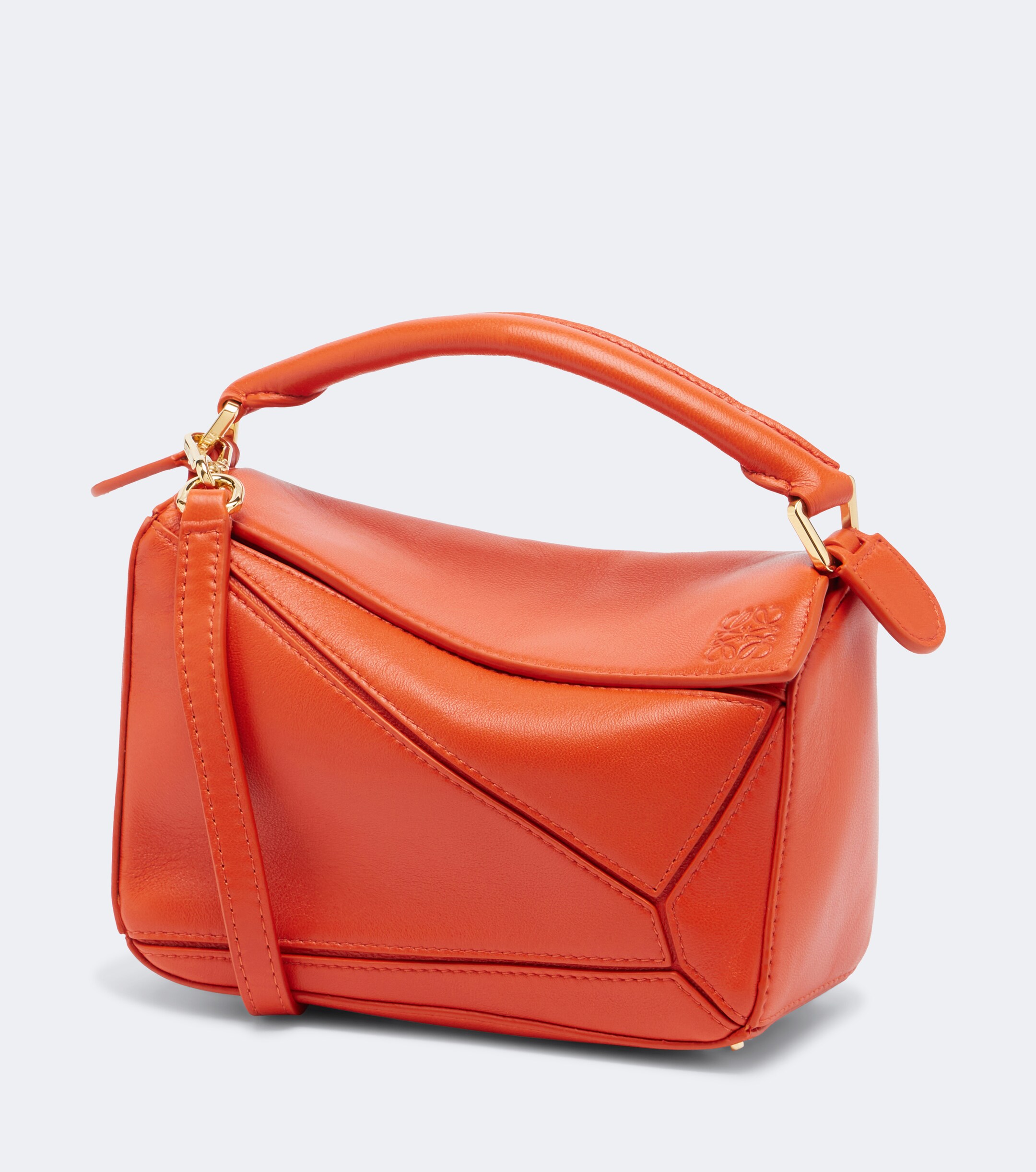 Loewe Puzzle Featherlight Mini top-handle bag