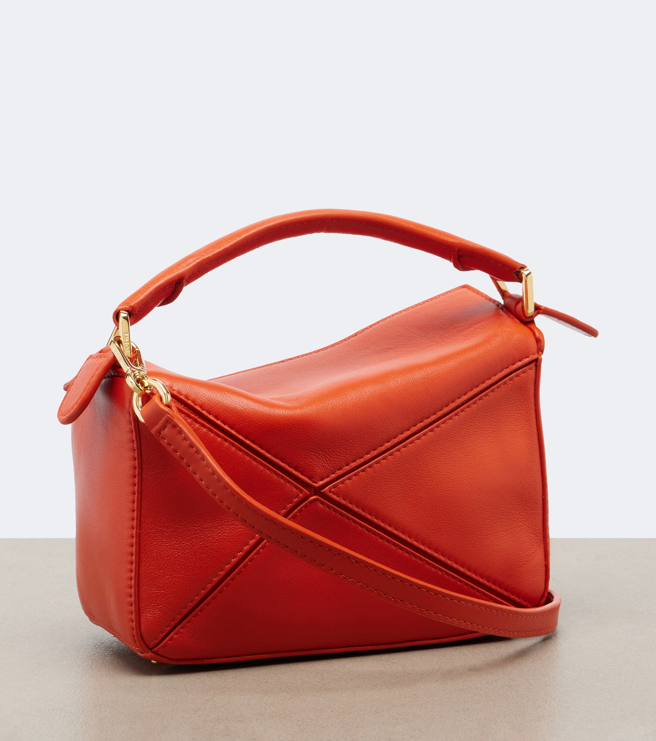 Loewe Puzzle Featherlight Mini top-handle bag