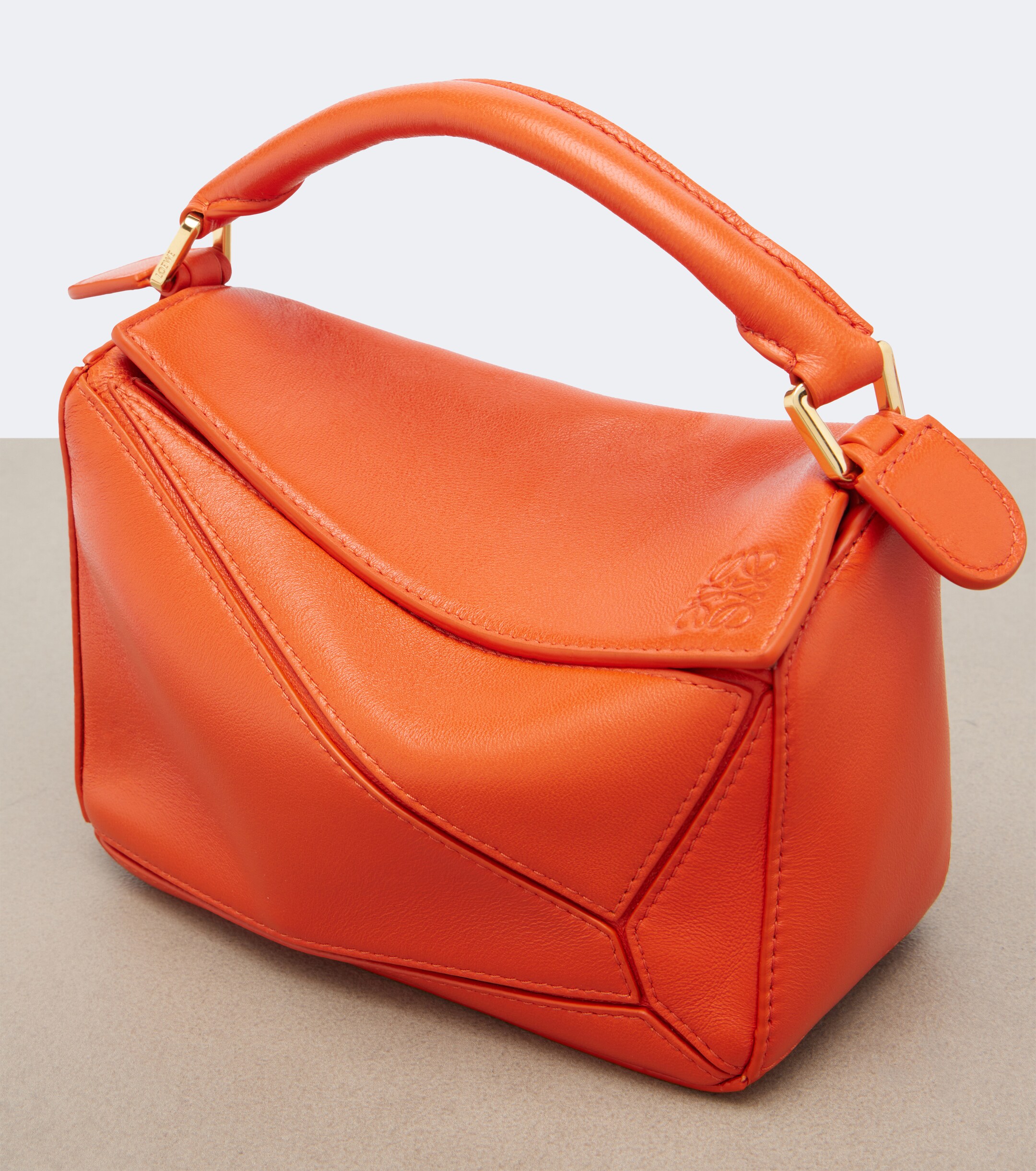 Loewe Puzzle Featherlight Mini top-handle bag