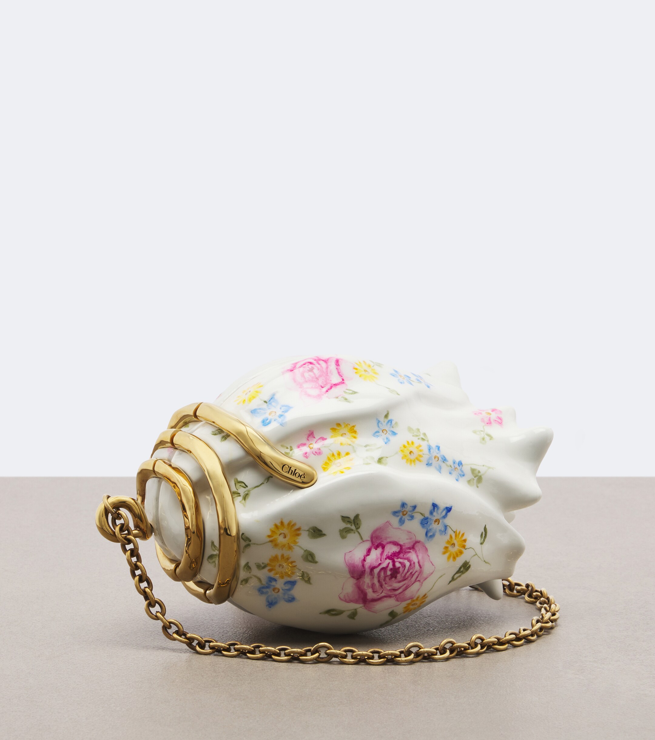 Chloé Souvenir Treasures Tulip clutch