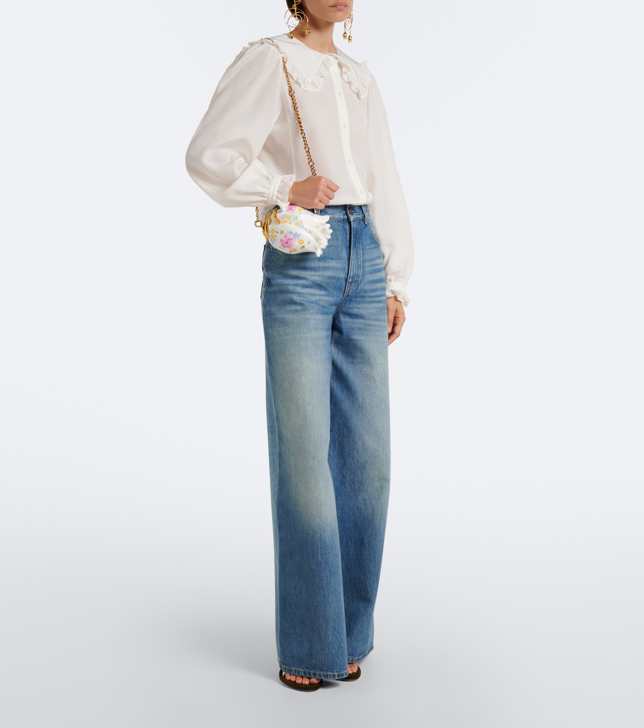 Chloé Souvenir Treasures Tulip clutch
