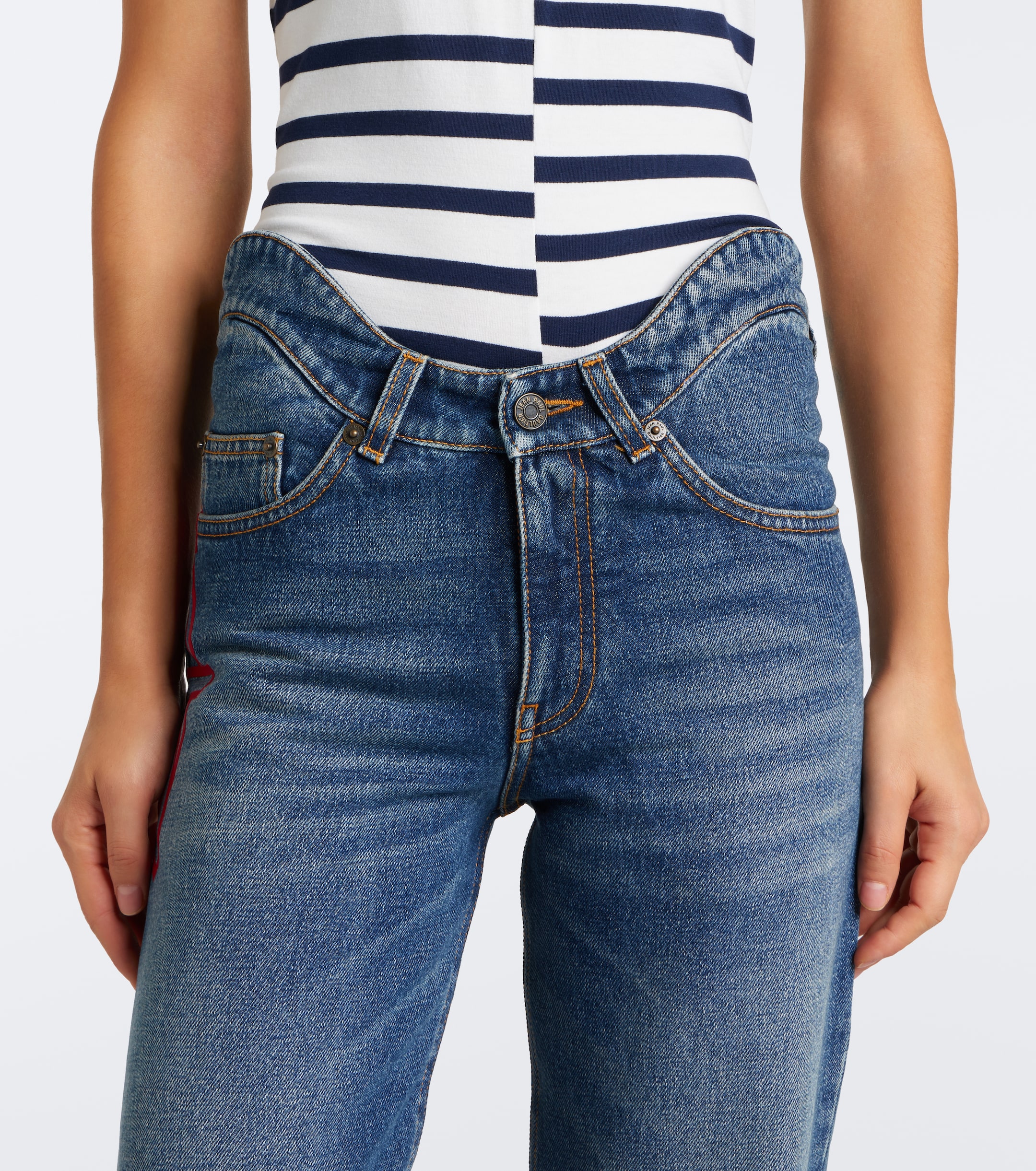 Jean Paul Gaultier Jean Paul Gaultier Faded straight jeans