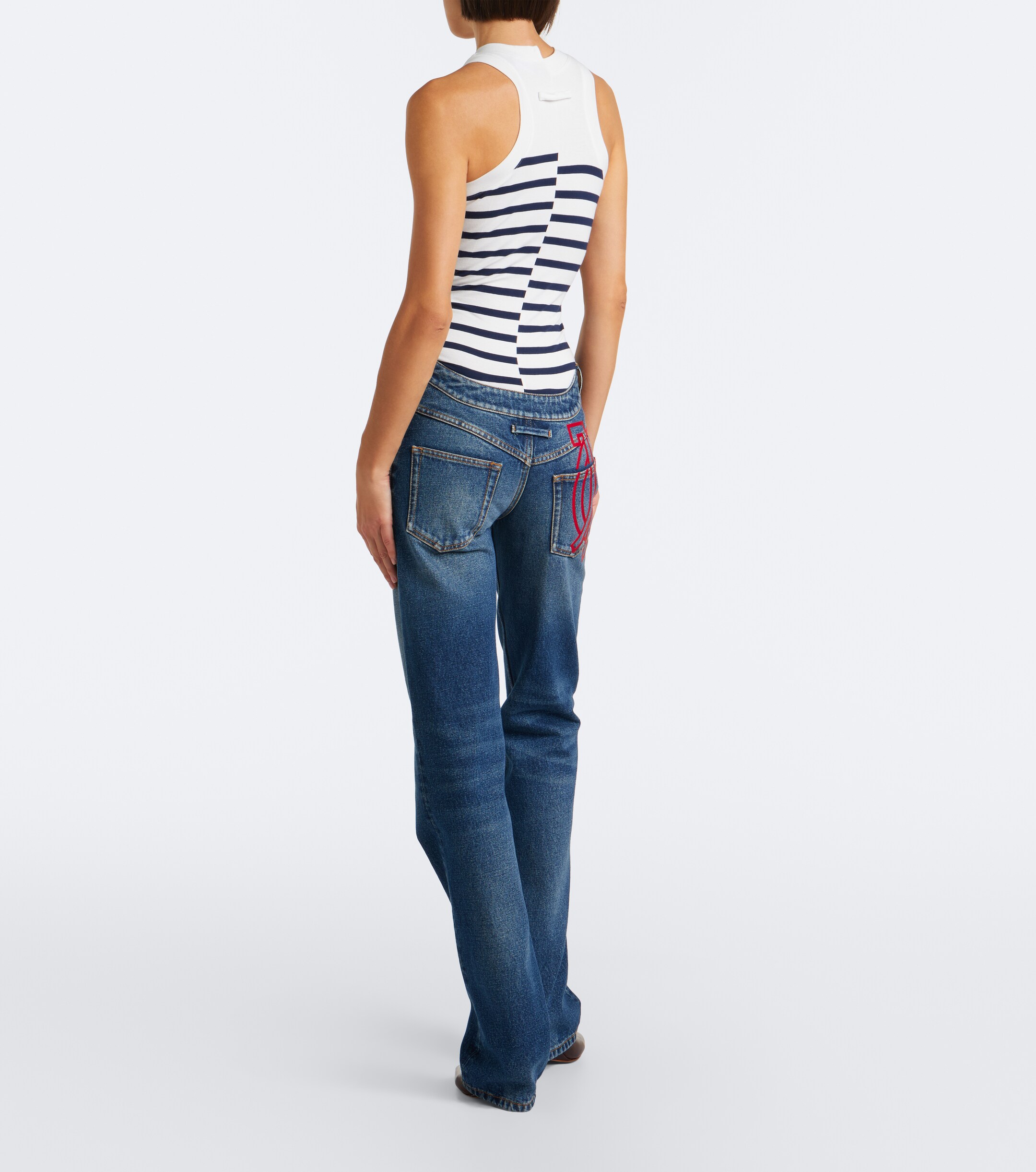 Jean Paul Gaultier Jean Paul Gaultier Faded straight jeans