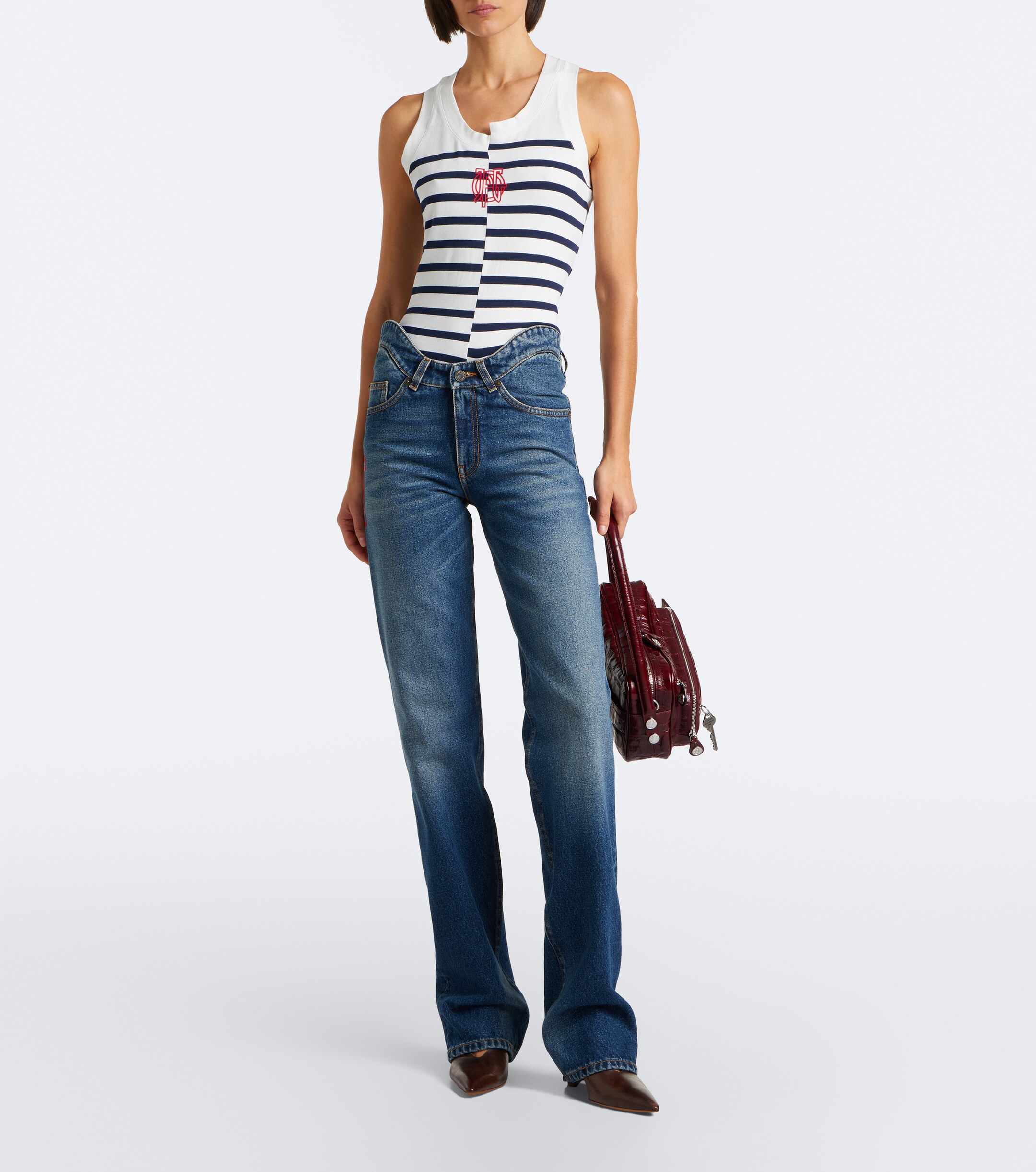 Jean Paul Gaultier Jean Paul Gaultier Faded straight jeans