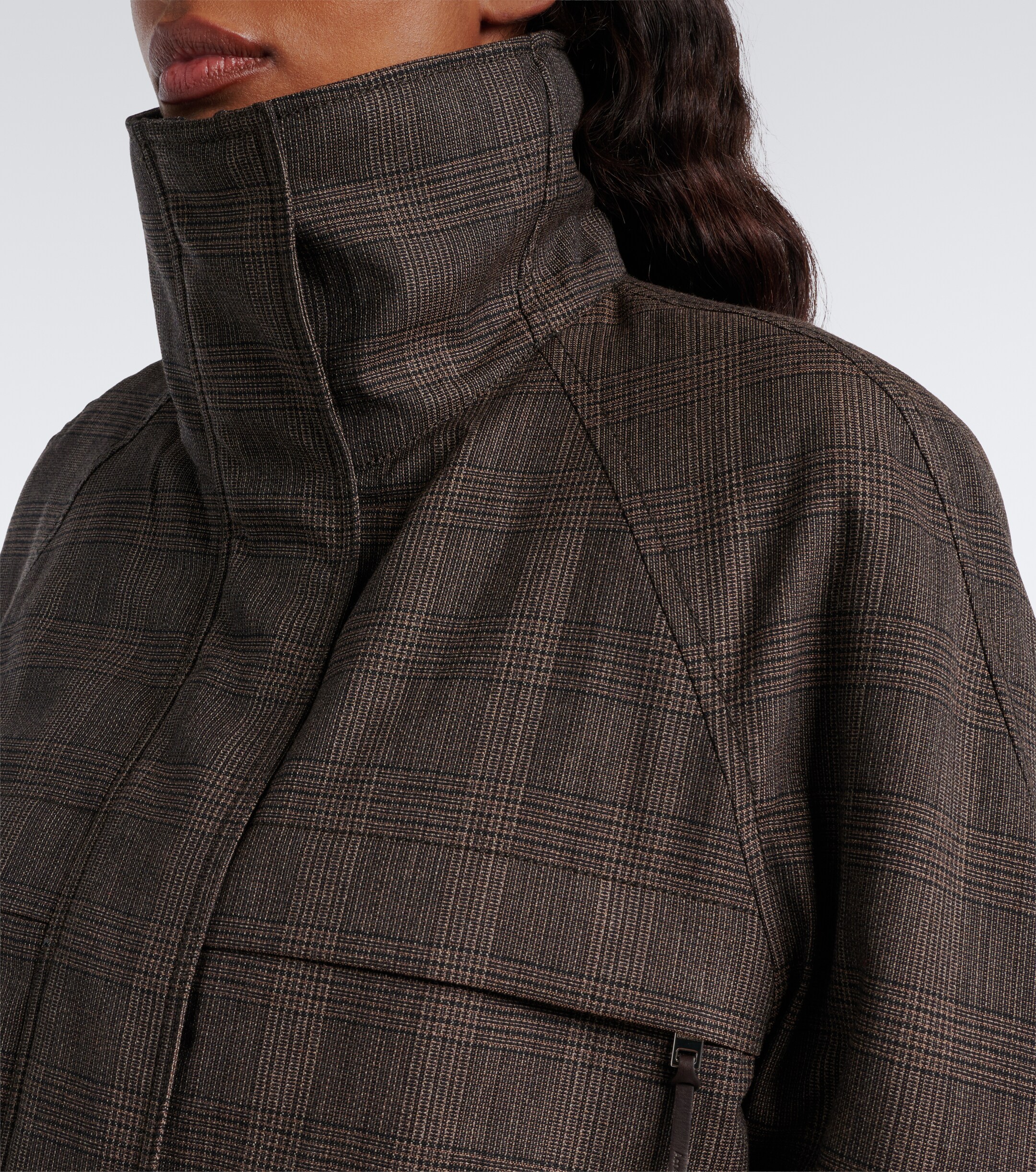 Acne Studios Acne Studios Prince of Wales check wool-blend jacket