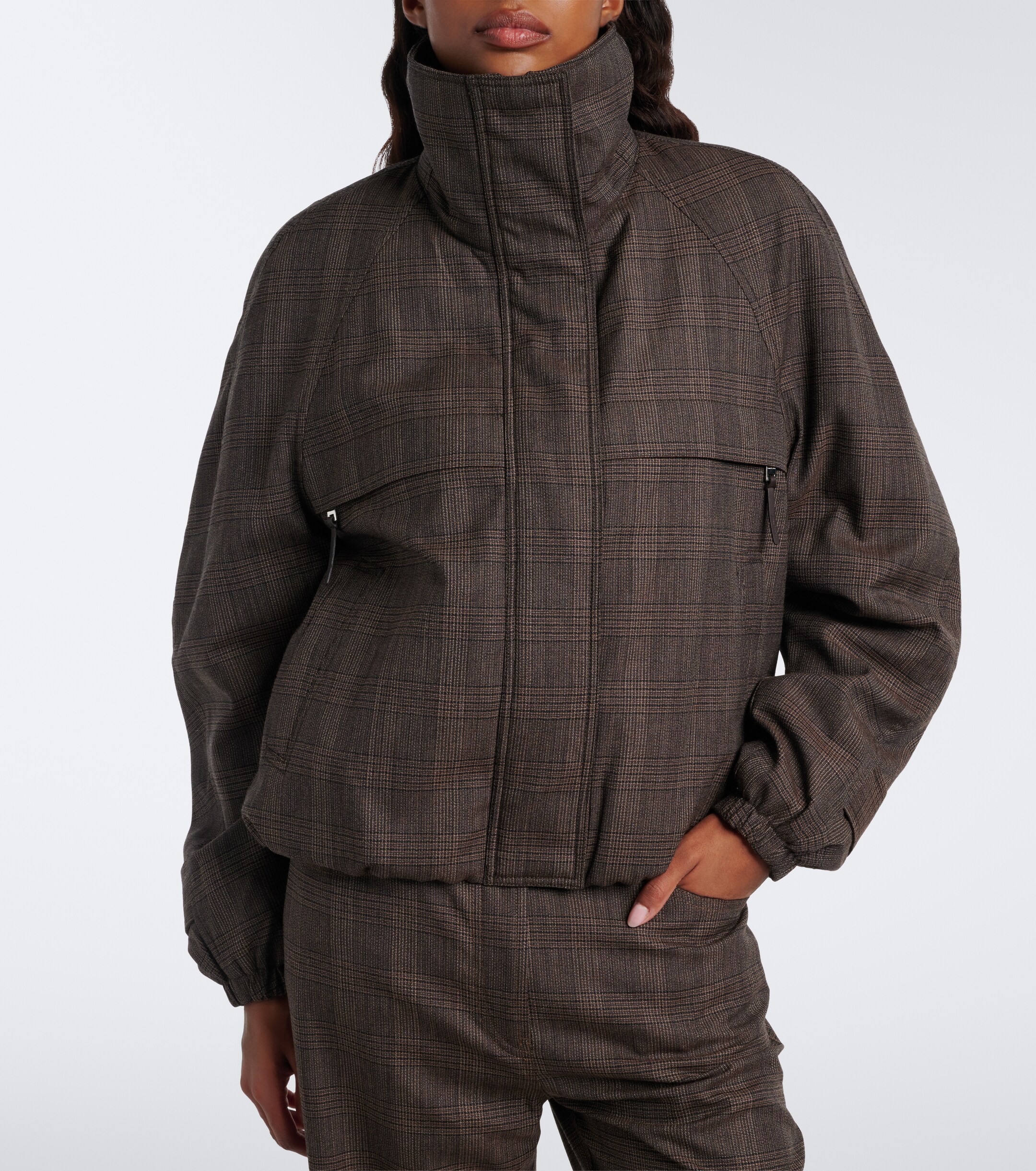 Acne Studios Acne Studios Prince of Wales check wool-blend jacket