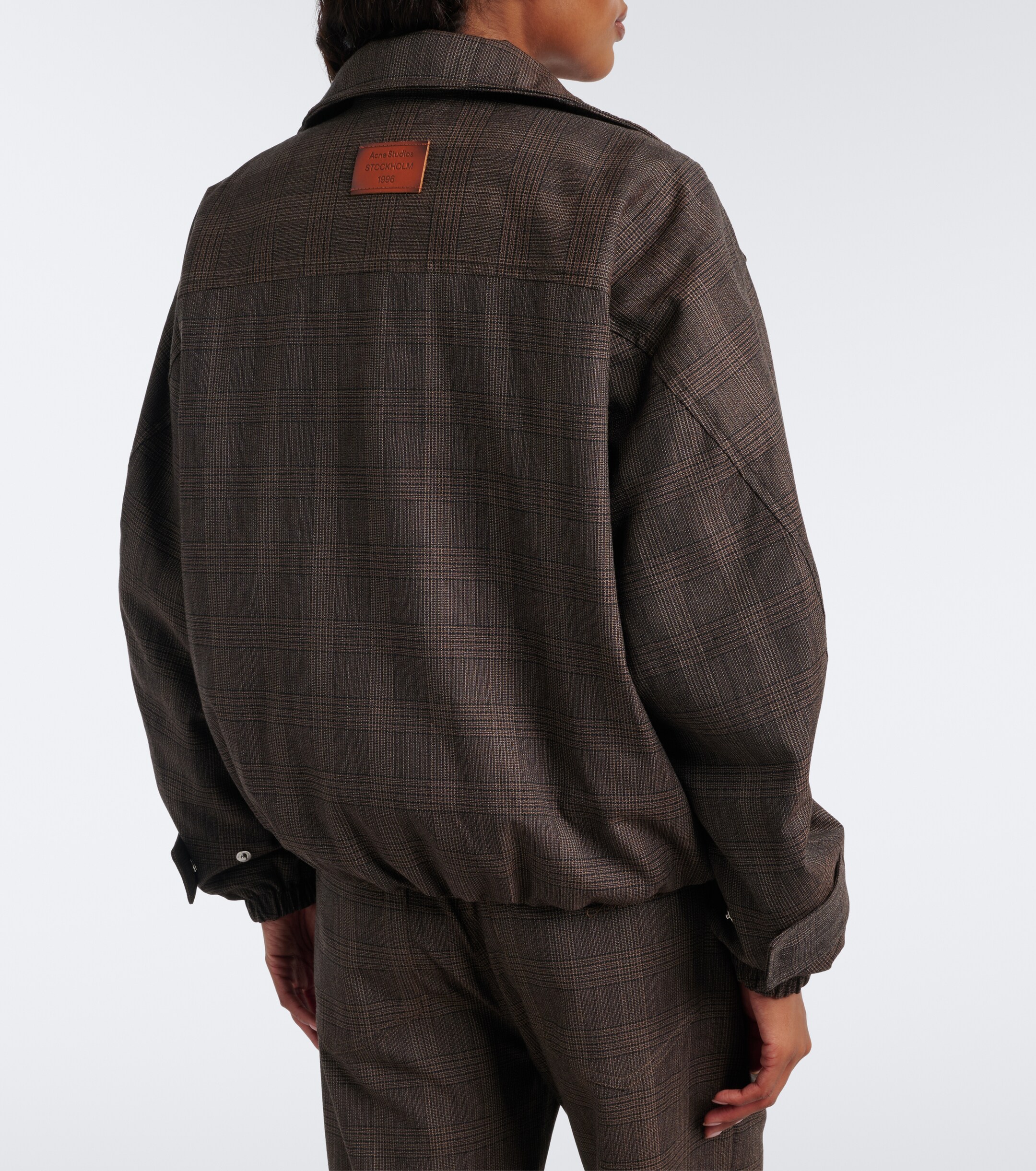 Acne Studios Acne Studios Prince of Wales check wool-blend jacket