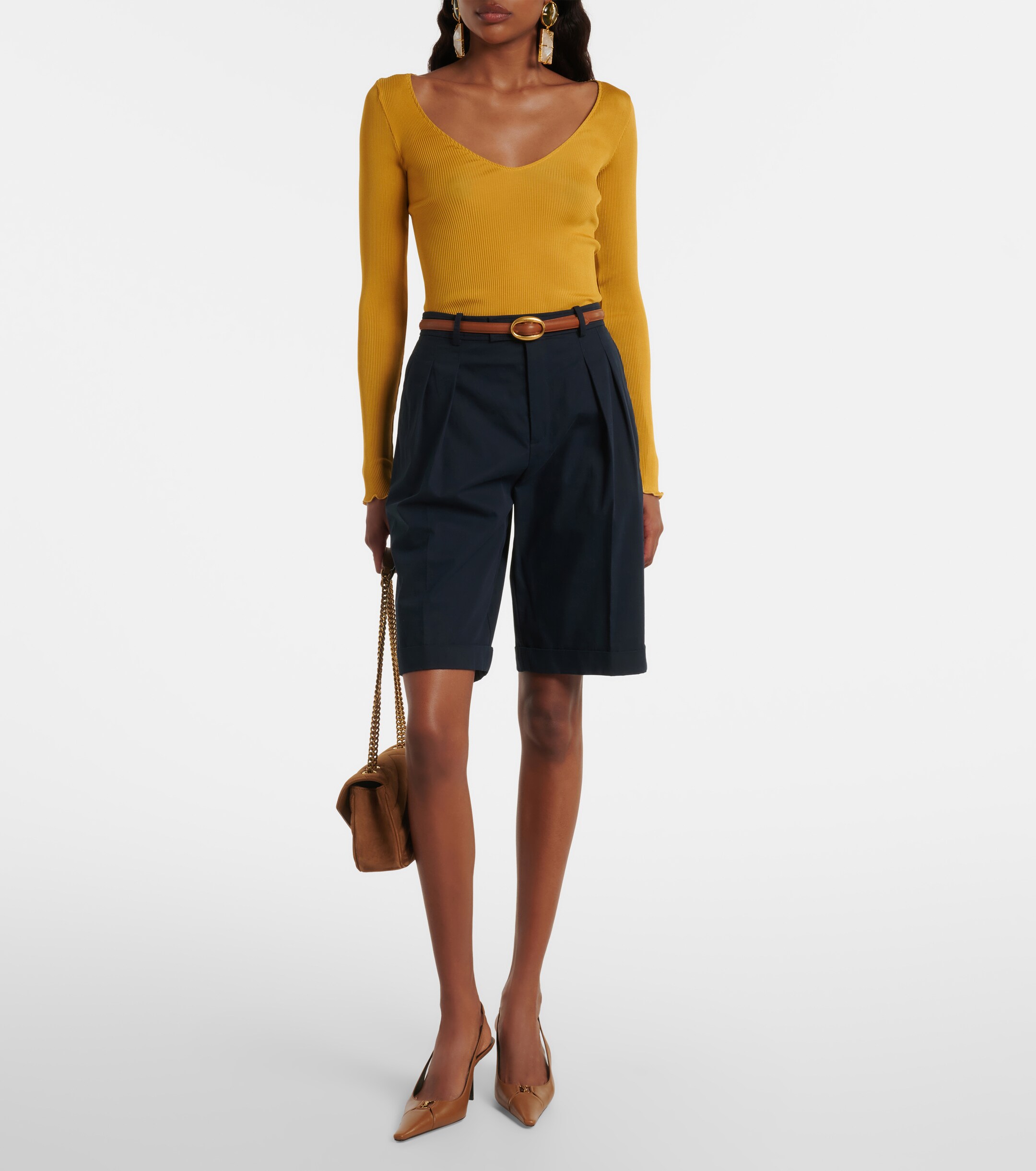 Saint Laurent Loulou Small matelassé suede shoulder bag