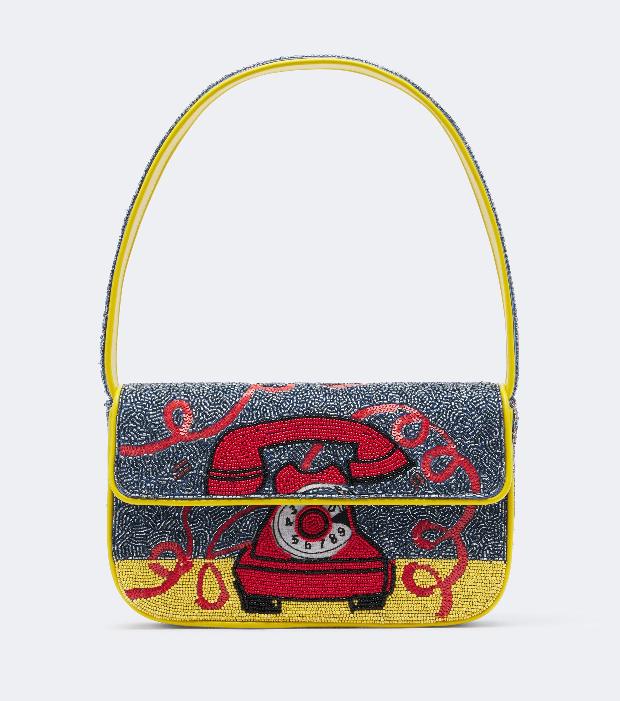 Staud Tommy Small beaded shoulder bag