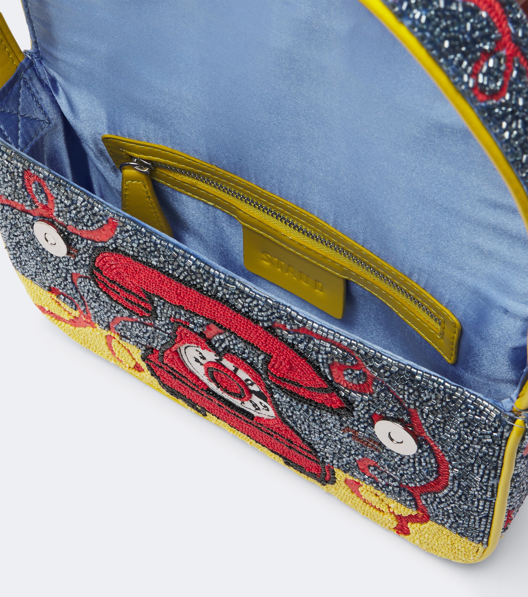 Staud Tommy Small beaded shoulder bag