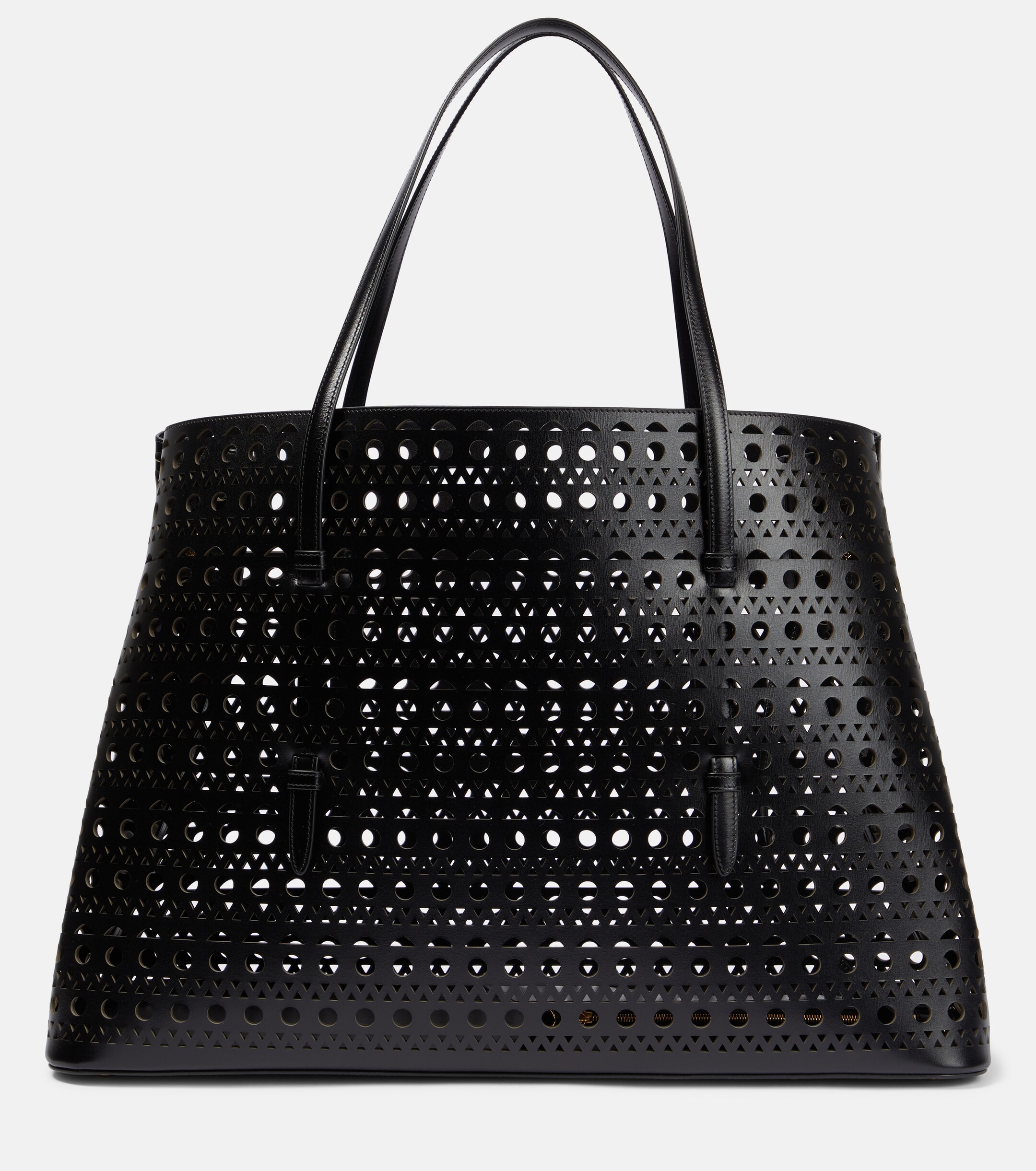 Alaïa Mina 50 Large leather tote bag