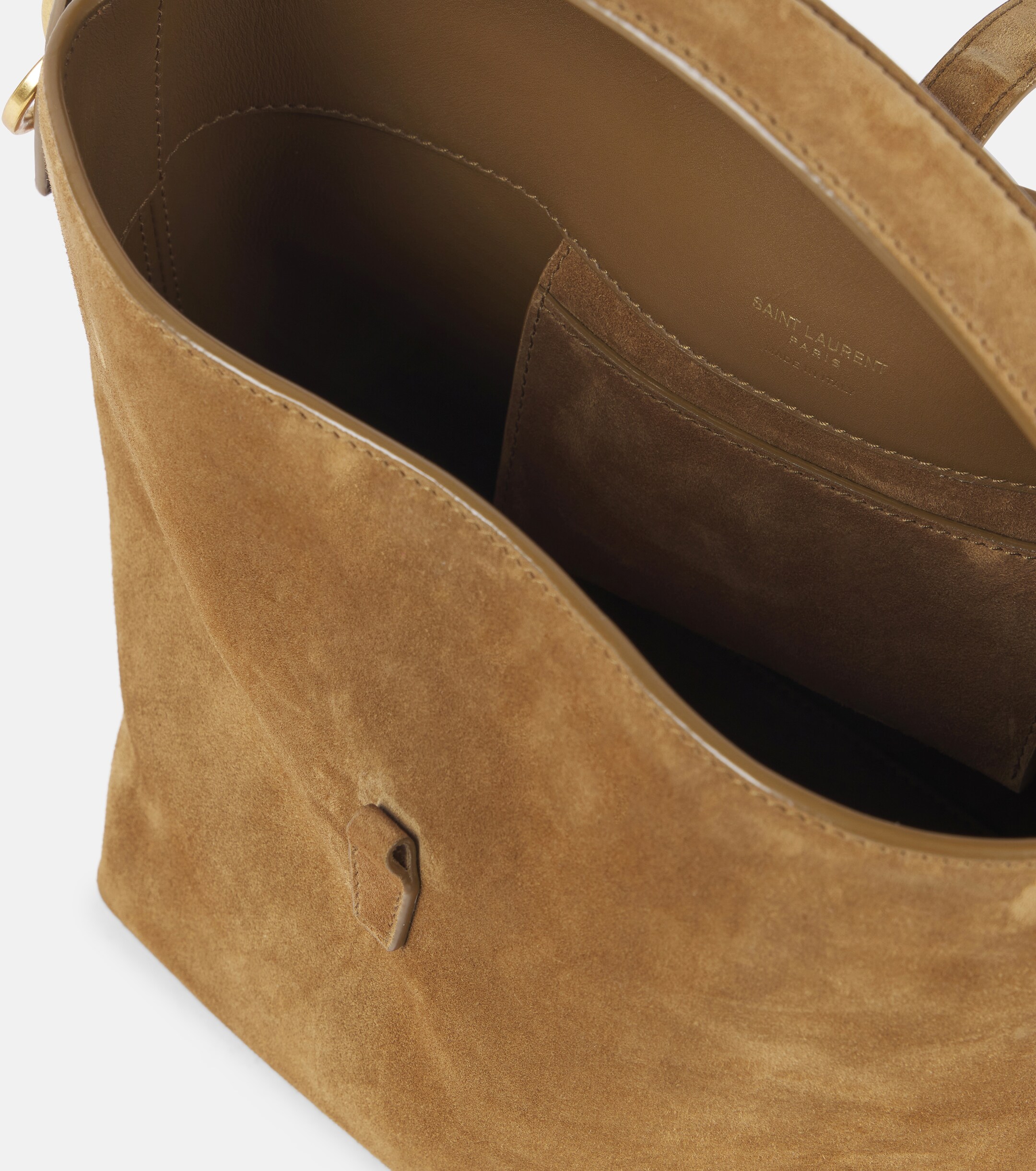 Saint Laurent Le 37 Small suede bucket bag