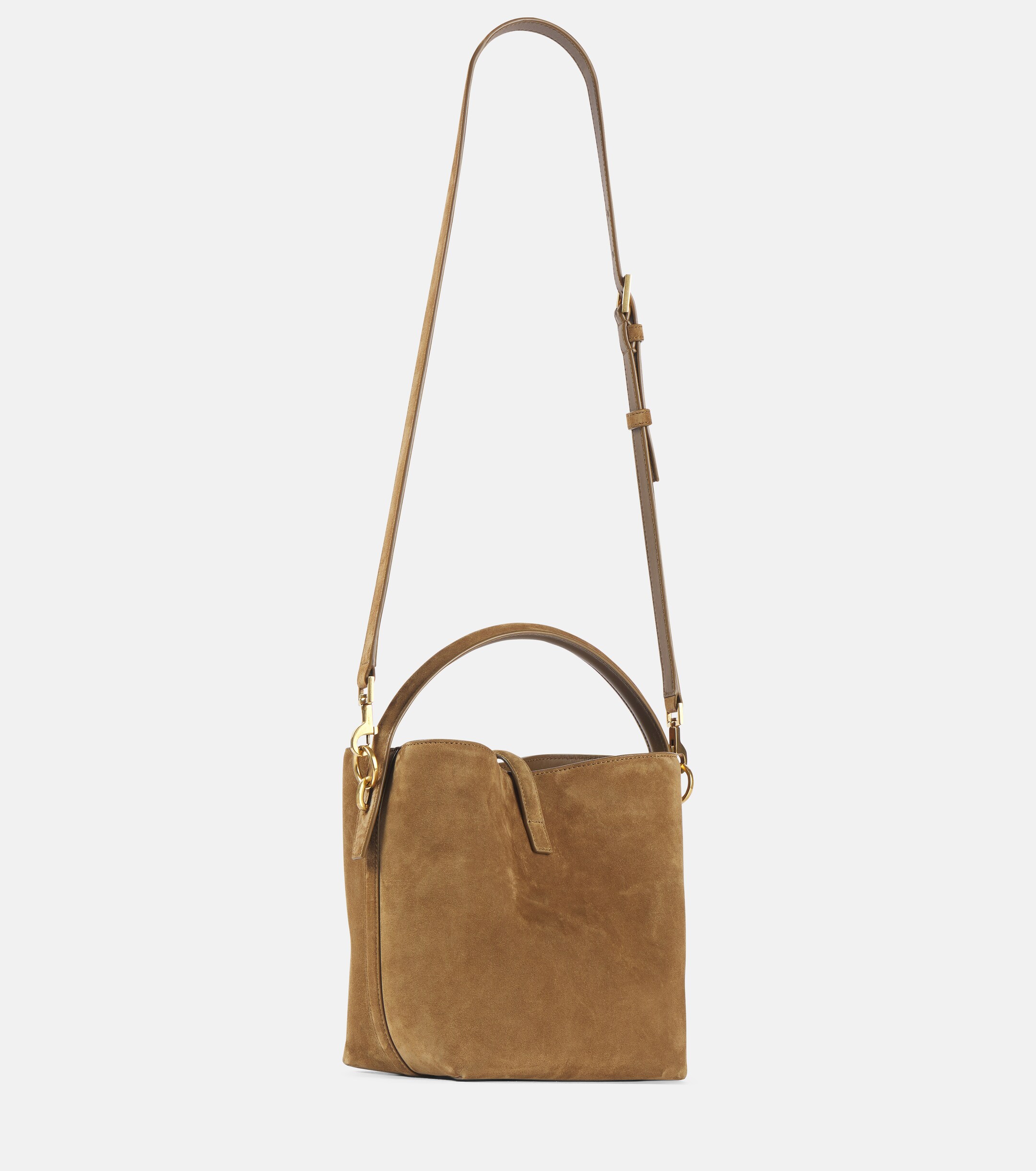 Saint Laurent Le 37 Small suede bucket bag