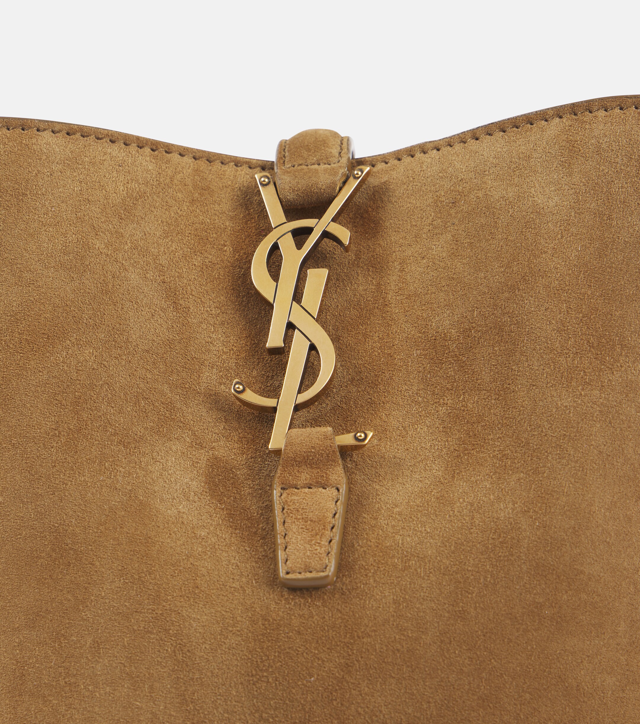 Saint Laurent Le 37 Small suede bucket bag