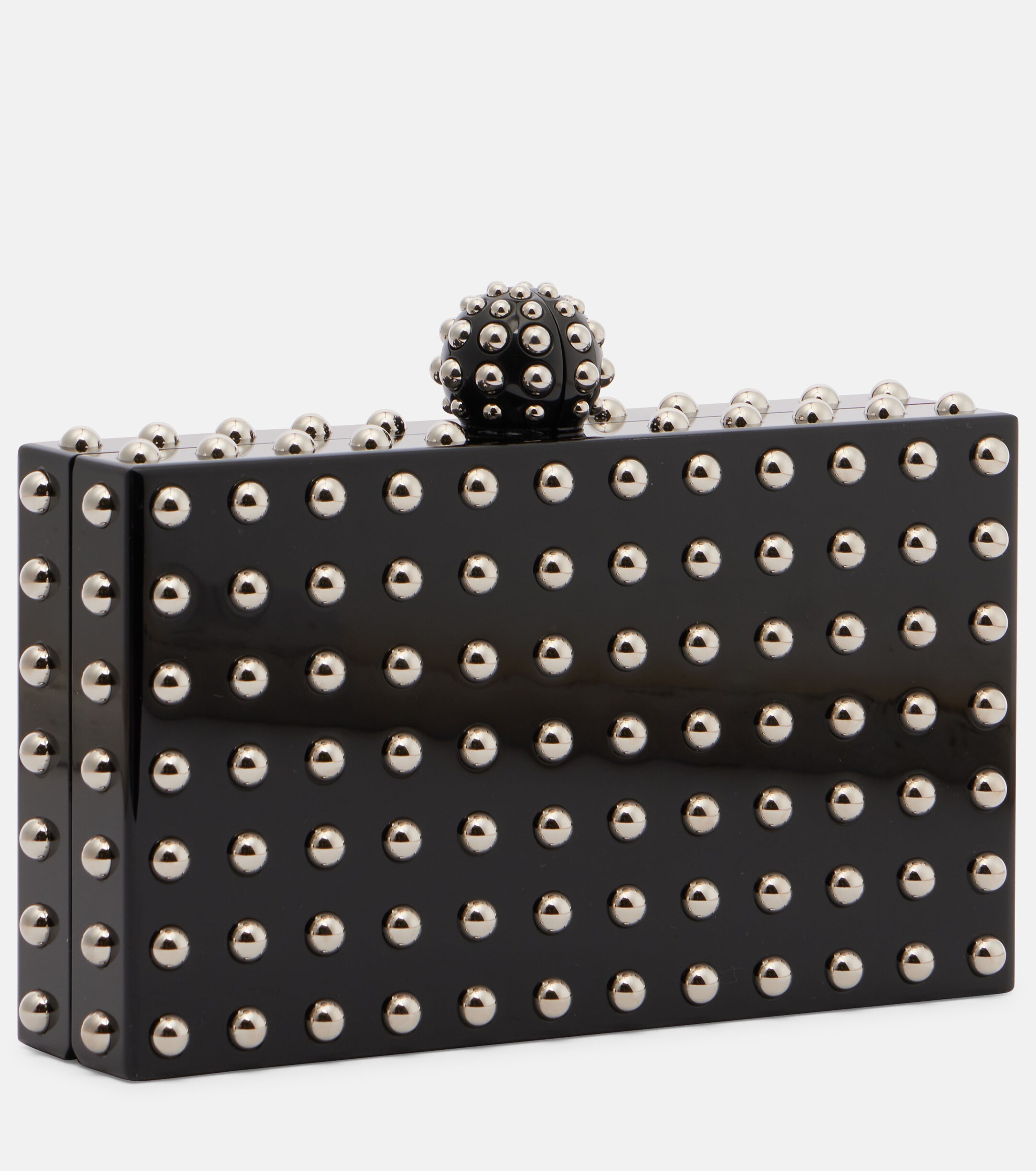 AQUAZZURA Cosmic Mini studded clutch