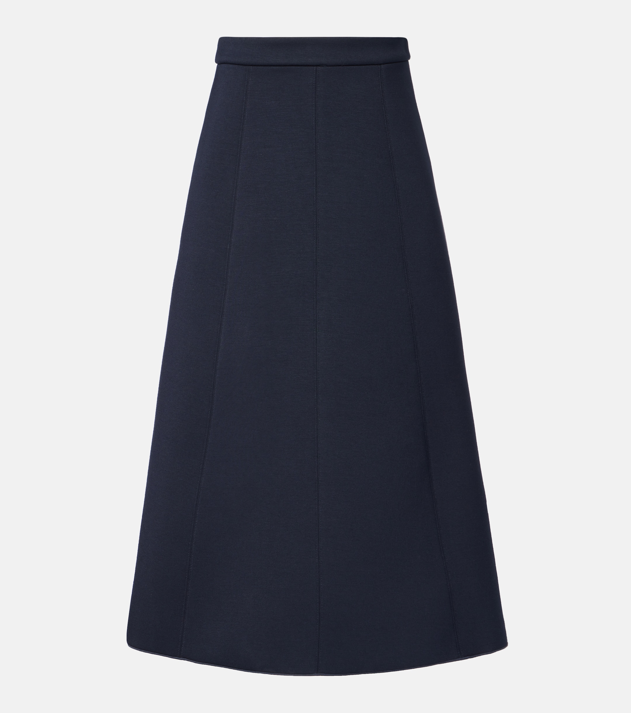 S Max Mara Brunate paneled midi skirt thumbnail