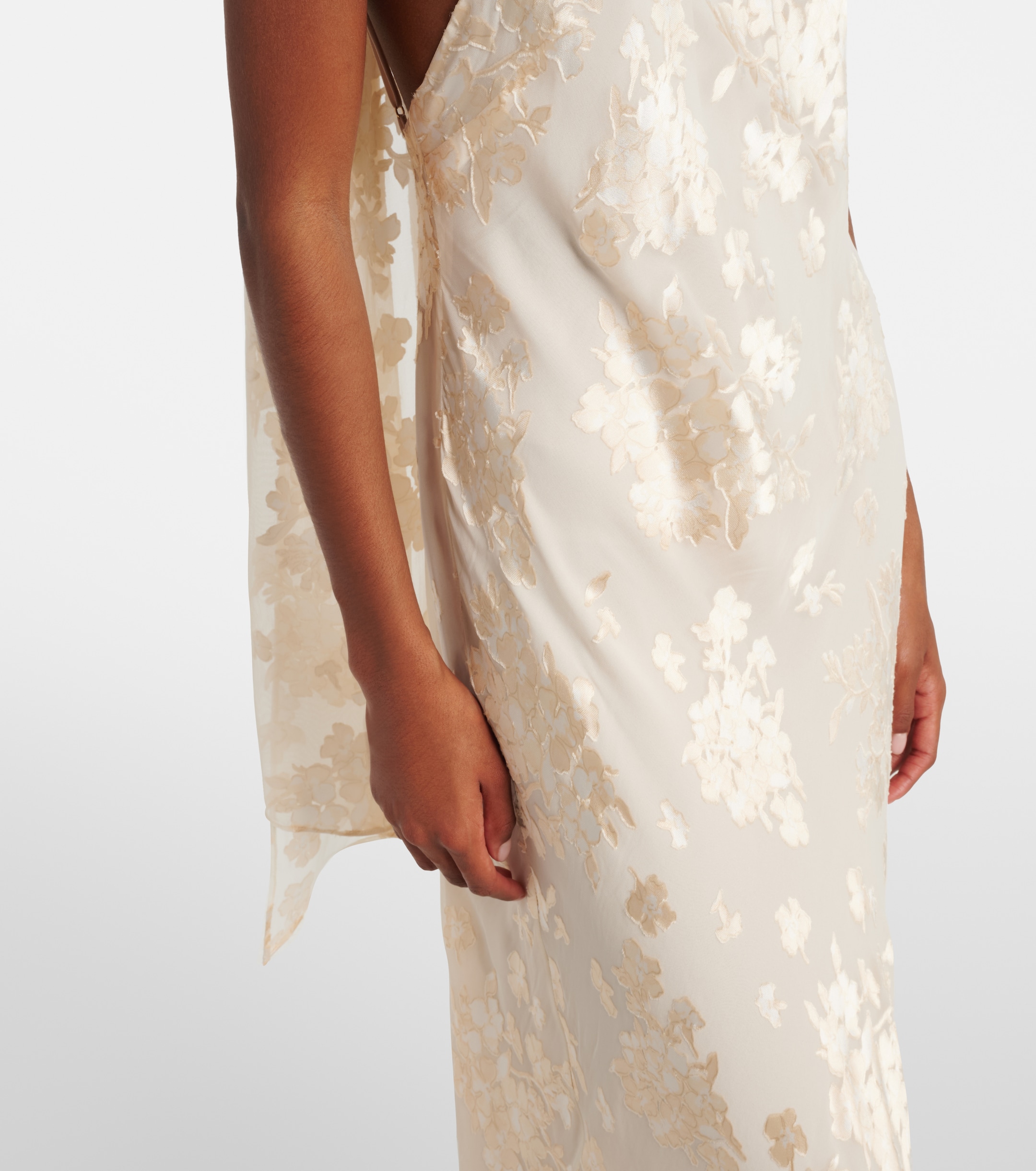 RIXO - Bridal Hayley floral midi dress | Plush