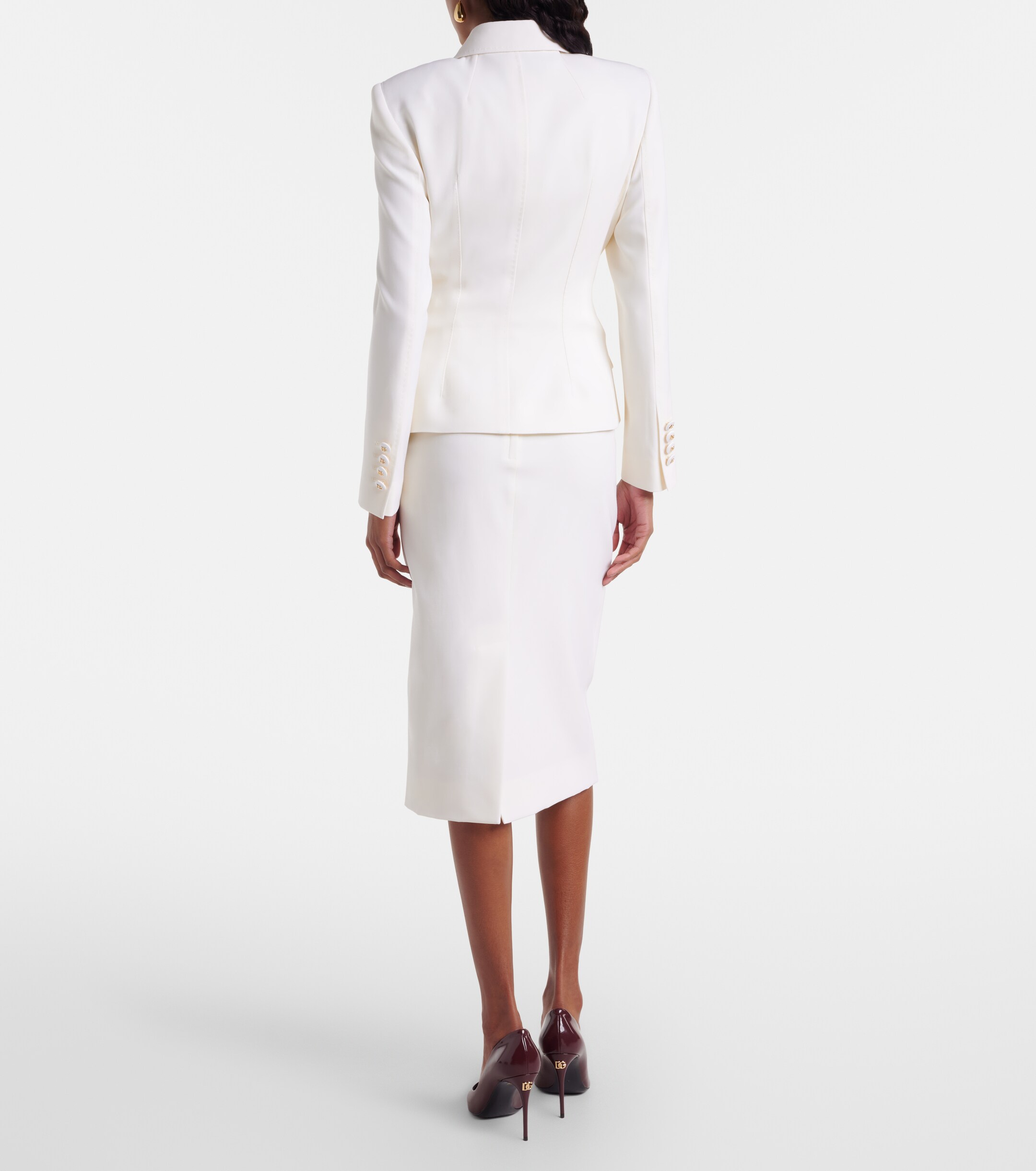 Dolce&Gabbana Dolce & Gabbana Wool-blend pencil skirt