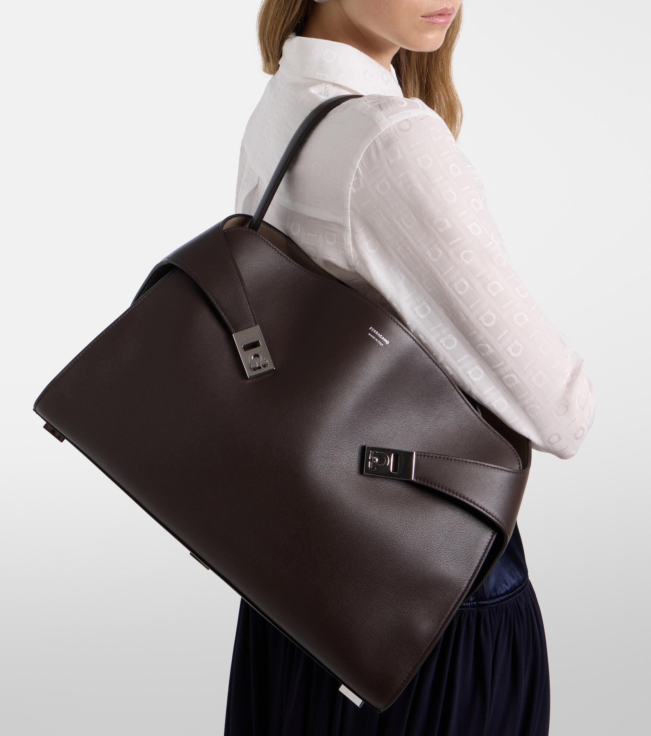 Ferragamo Hug Soft Medium leather shoulder bag